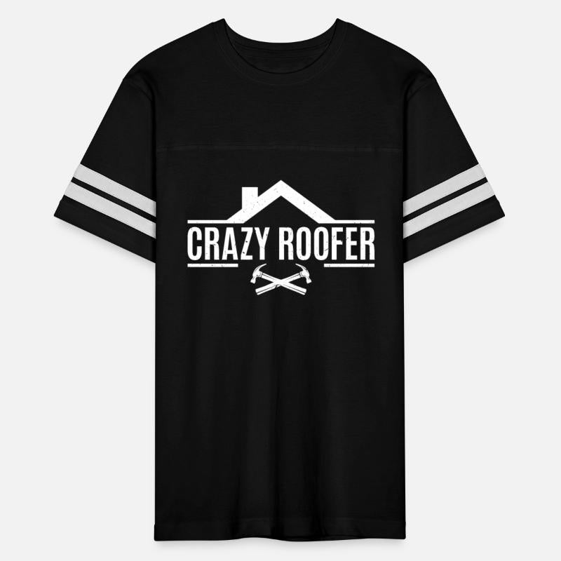 Roofing Contractor Roof Worker - Crazy Roofer