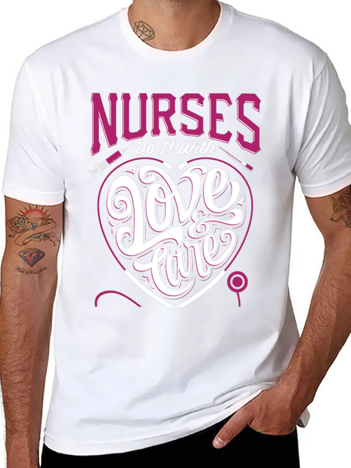 Nurses Do It With Love & Care T-Shirt