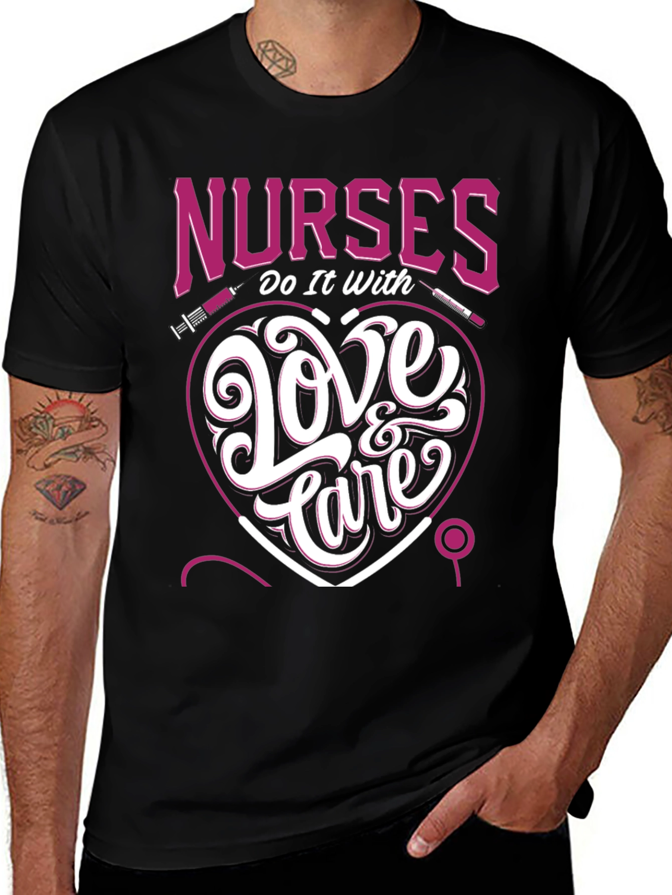 Nurses Do It With Love & Care T-Shirt