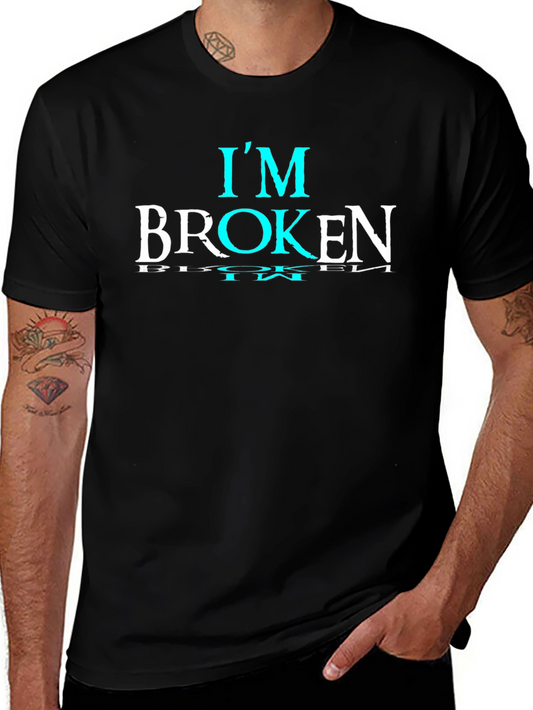 Im Broken Graphic T-Shirt - Stylish Emotional Statement Tee