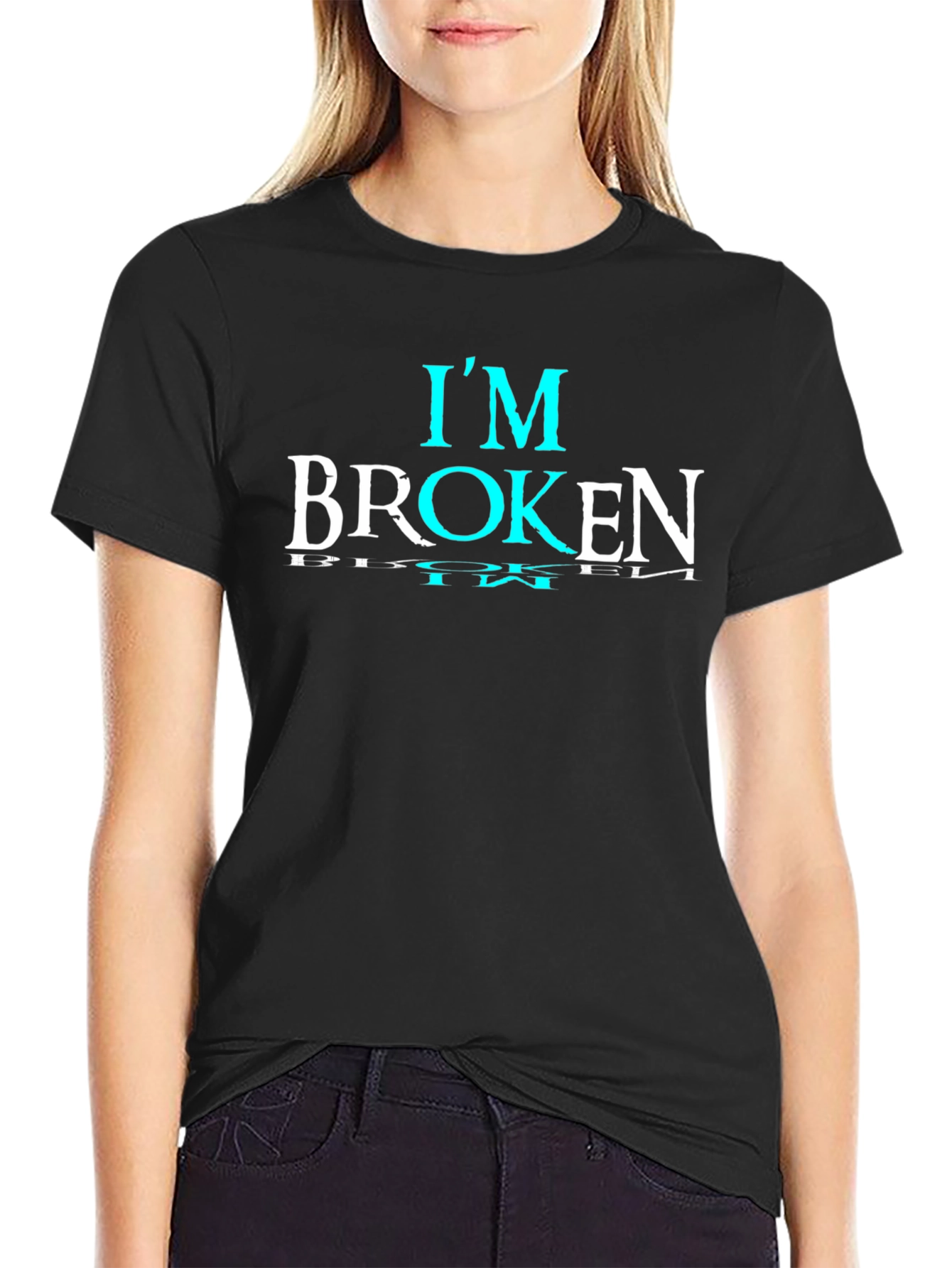 Im Broken Graphic T-Shirt - Stylish Emotional Statement Tee