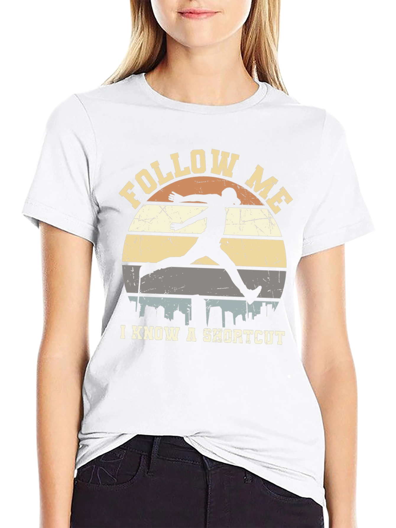 Follow Me Shortcut Graphic Tee