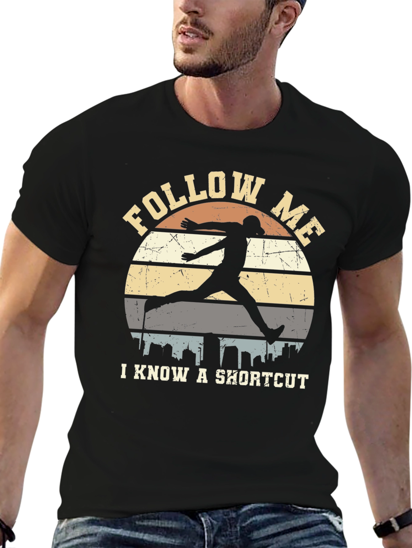 Follow Me Shortcut Graphic Tee