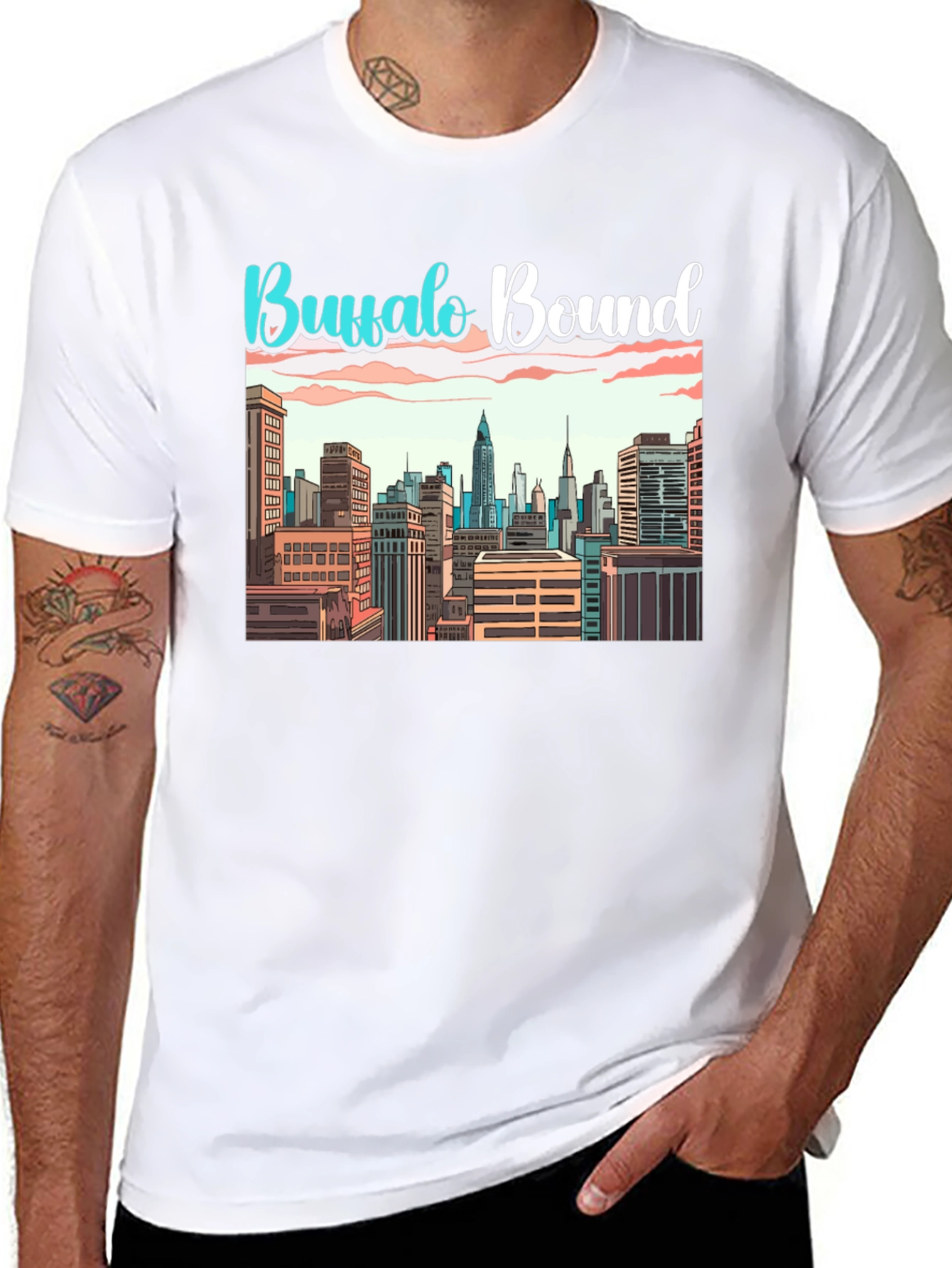 Buffalo Bound Skyline Graphic Tee