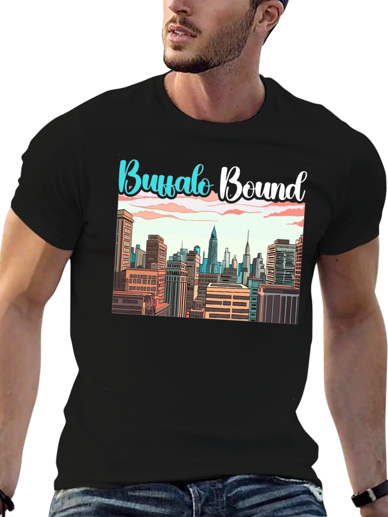 Buffalo Bound Skyline Graphic Tee