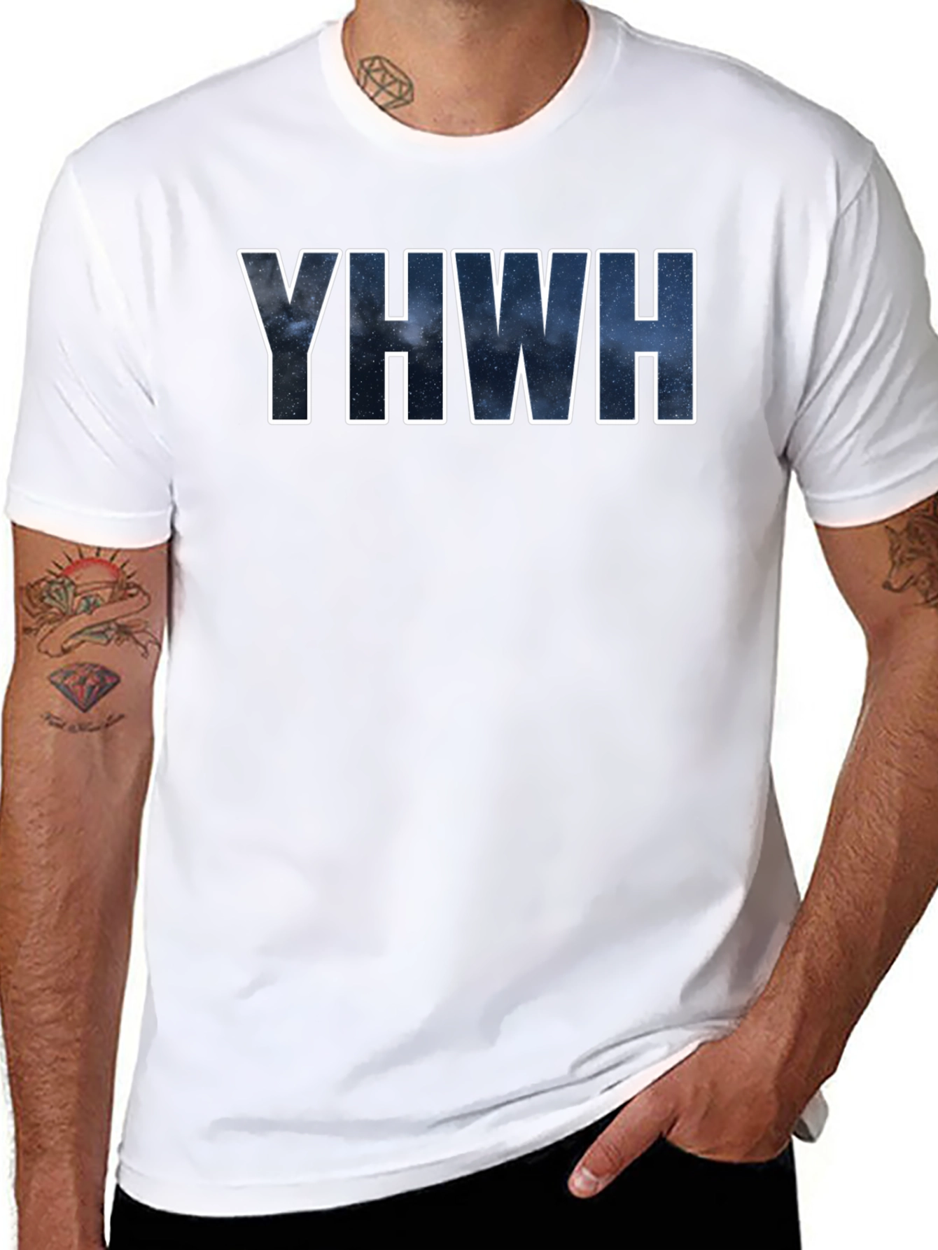 YHWH Graphic Tee - Stylish & Unique Design
