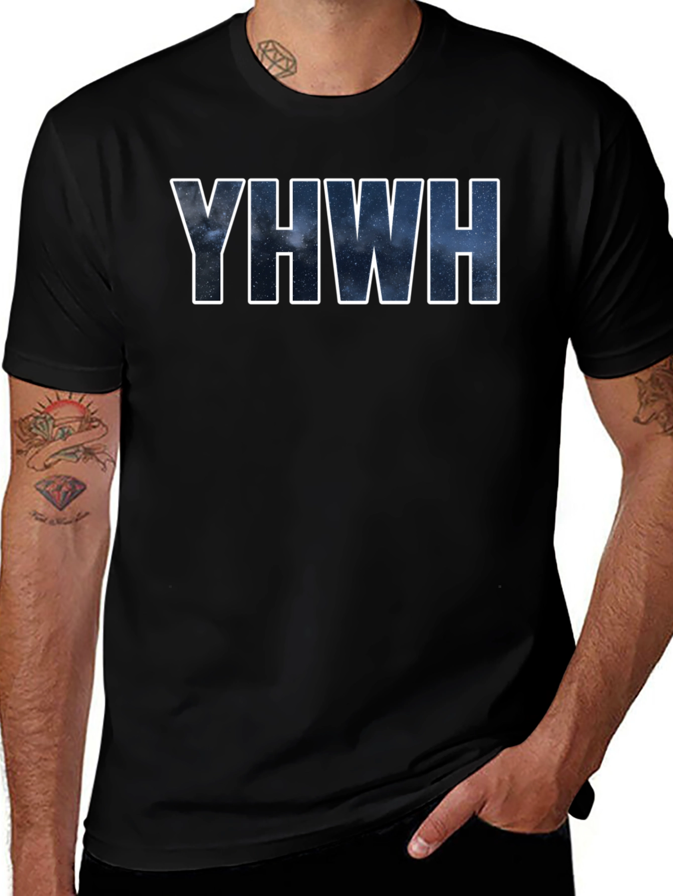 YHWH Graphic Tee - Stylish & Unique Design