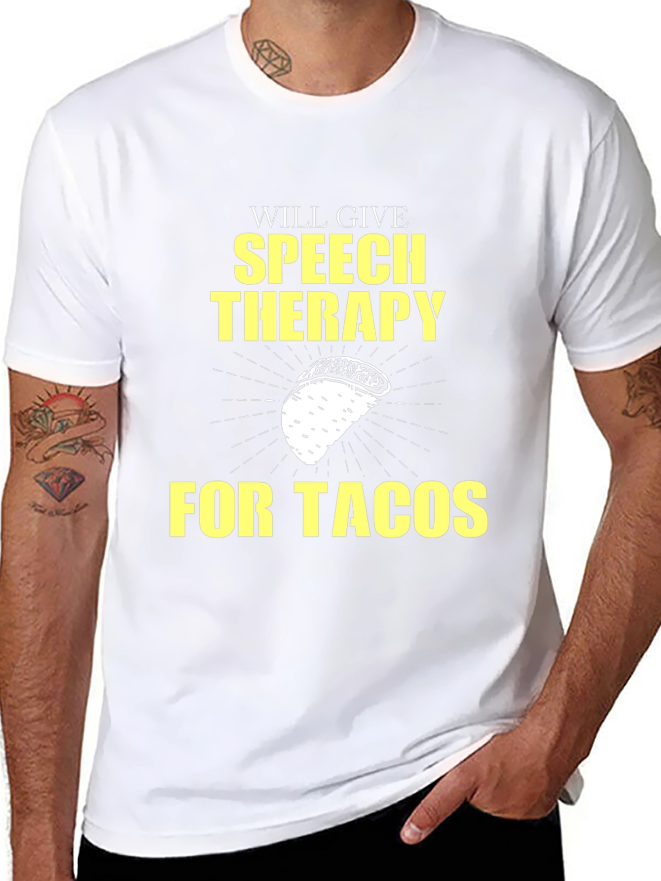 Speech Therapy Taco Graphic Tee