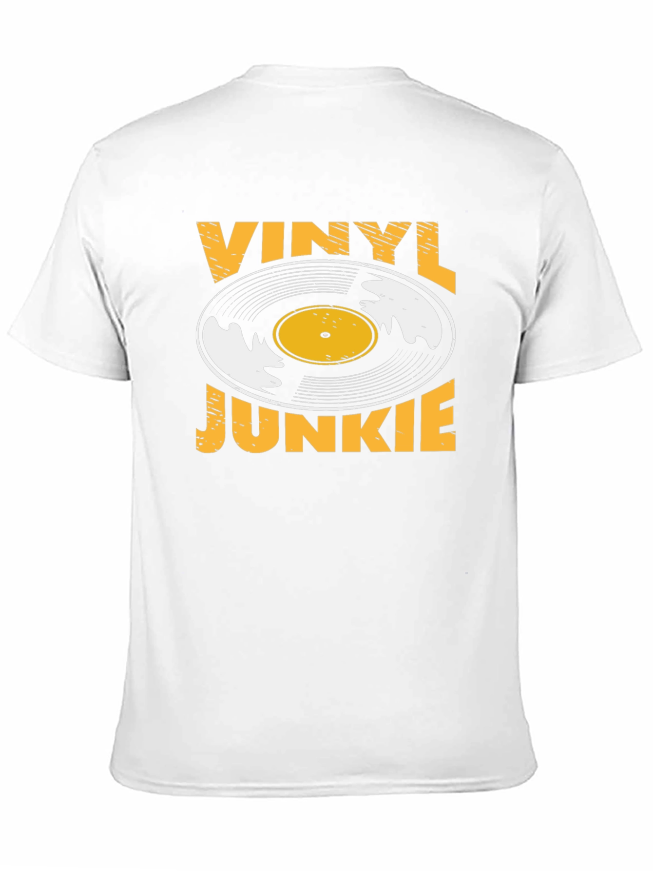 Vinyl Junkie Black Graphic Tee