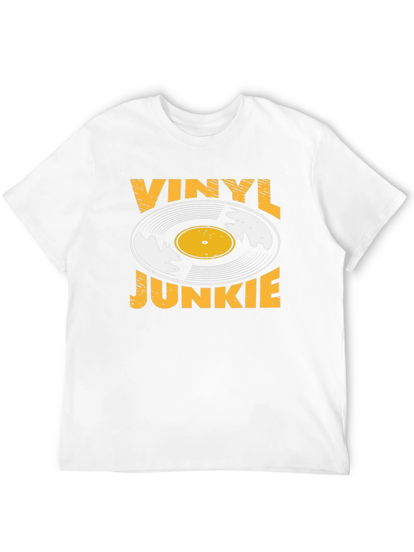 Vinyl Junkie Black Graphic Tee