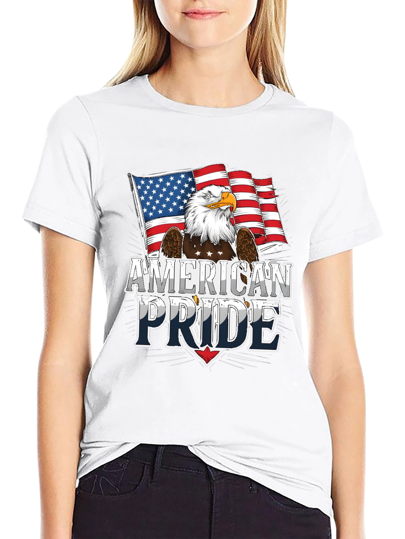 American Pride Eagle Graphic T-Shirt