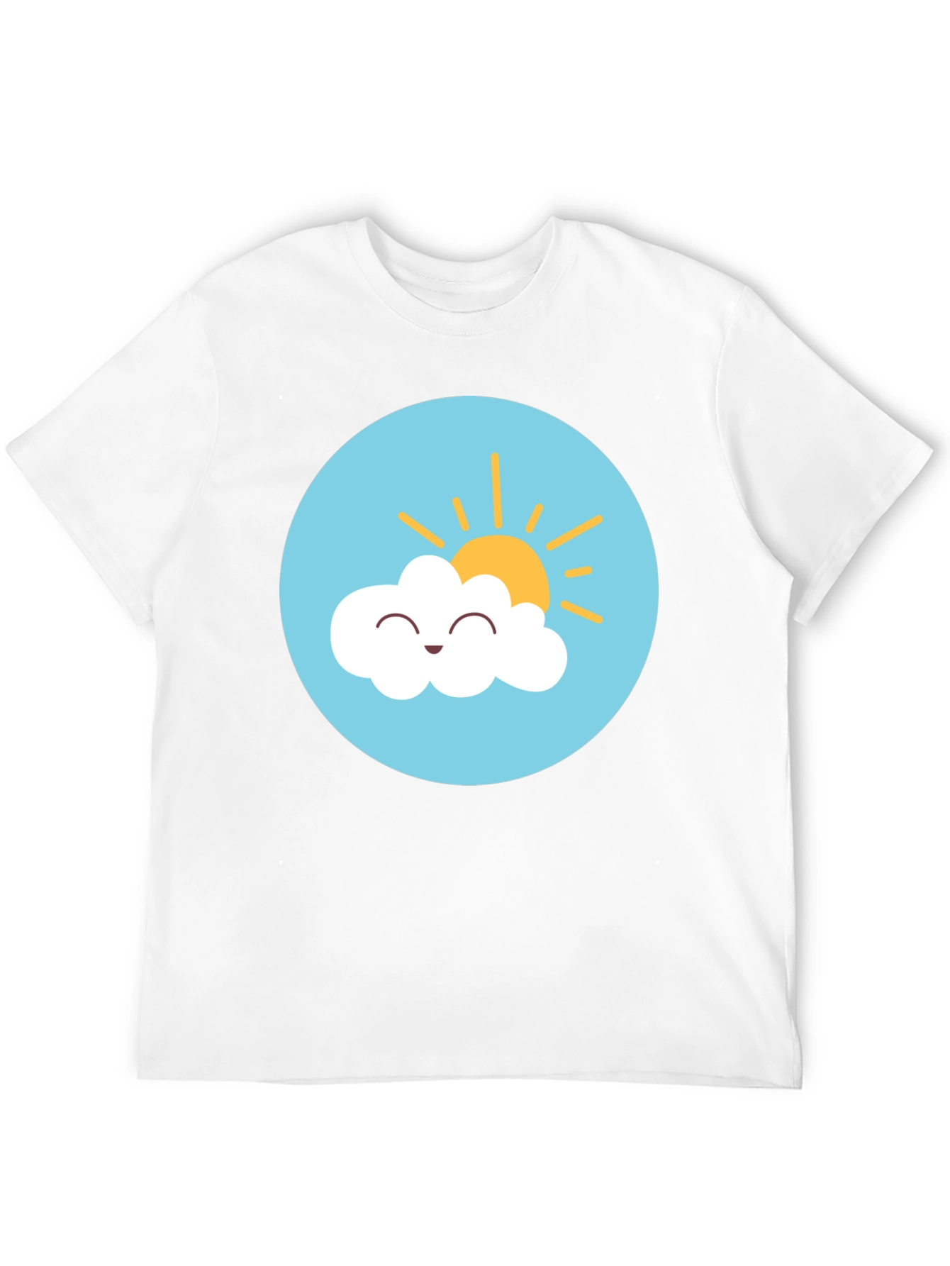 Sunny Cloud Graphic Tee - Happy Weather T-Shirt