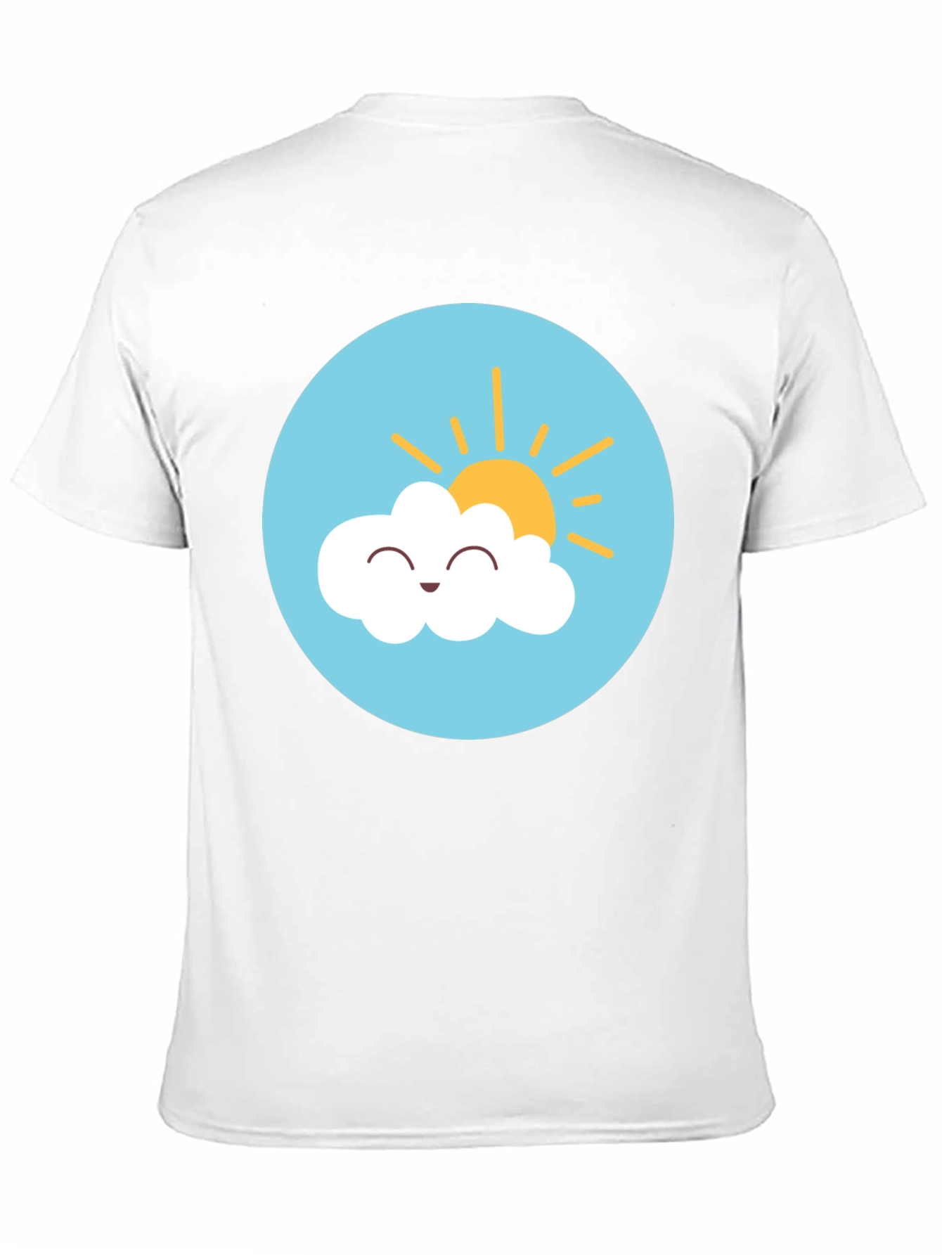 Sunny Cloud Graphic Tee - Happy Weather T-Shirt