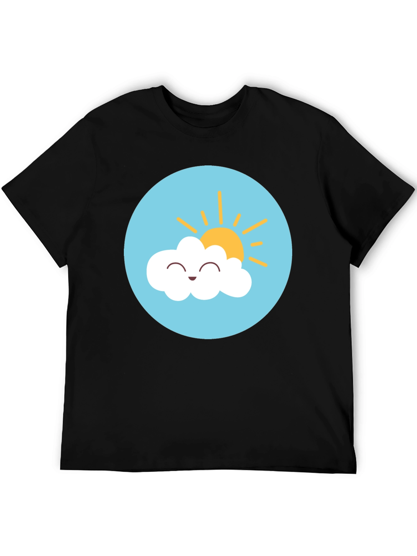 Sunny Cloud Graphic Tee - Happy Weather T-Shirt