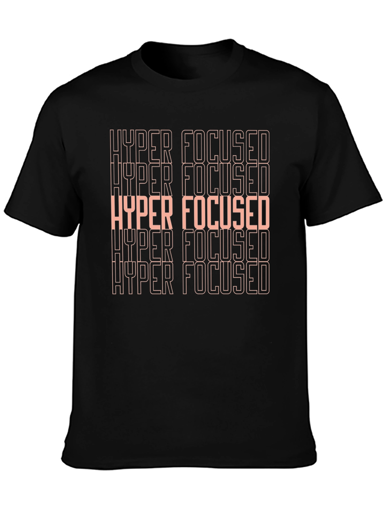 Hyper Focused Graphic Tee - Black