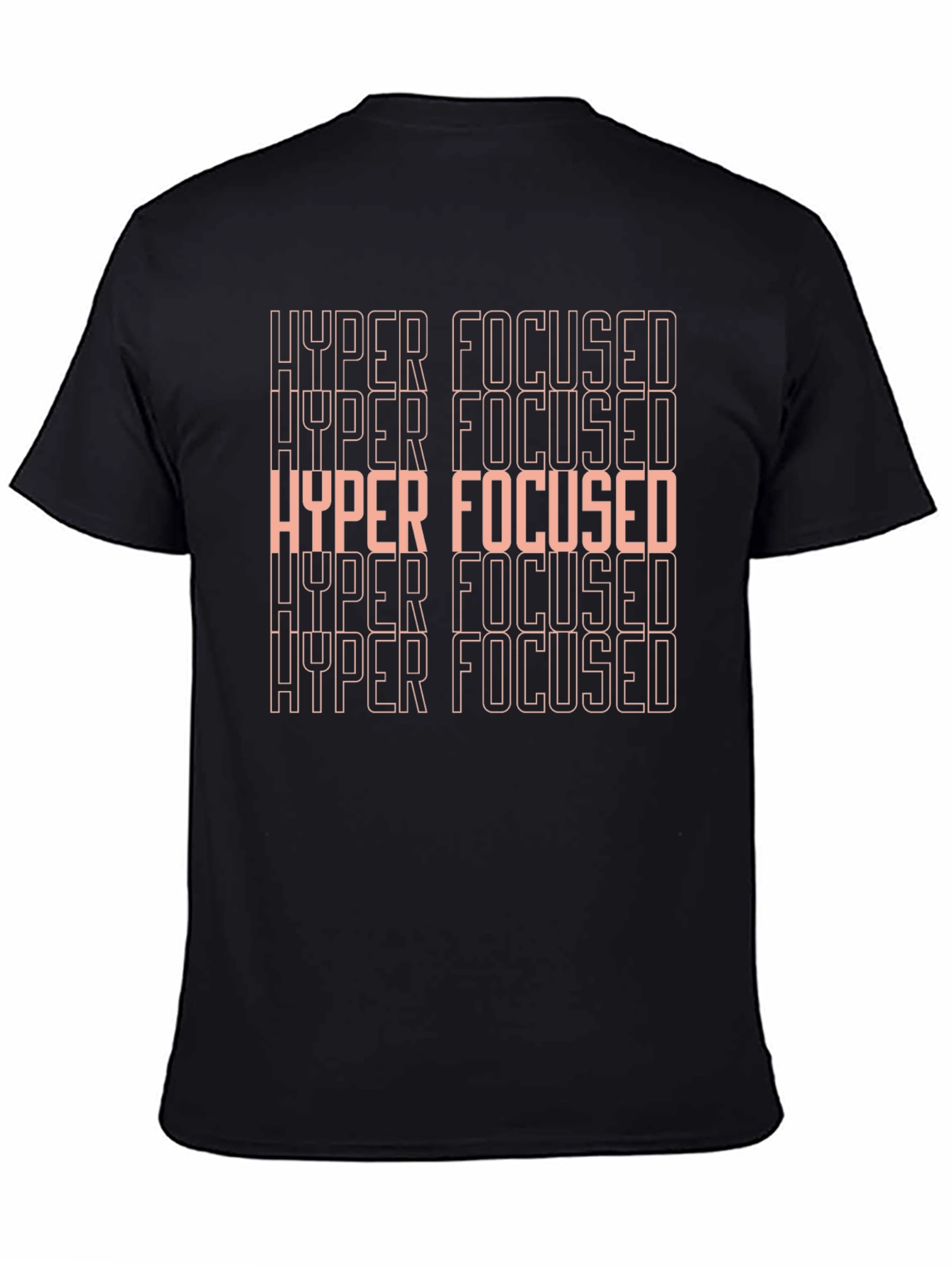 Hyper Focused Graphic Tee - Black