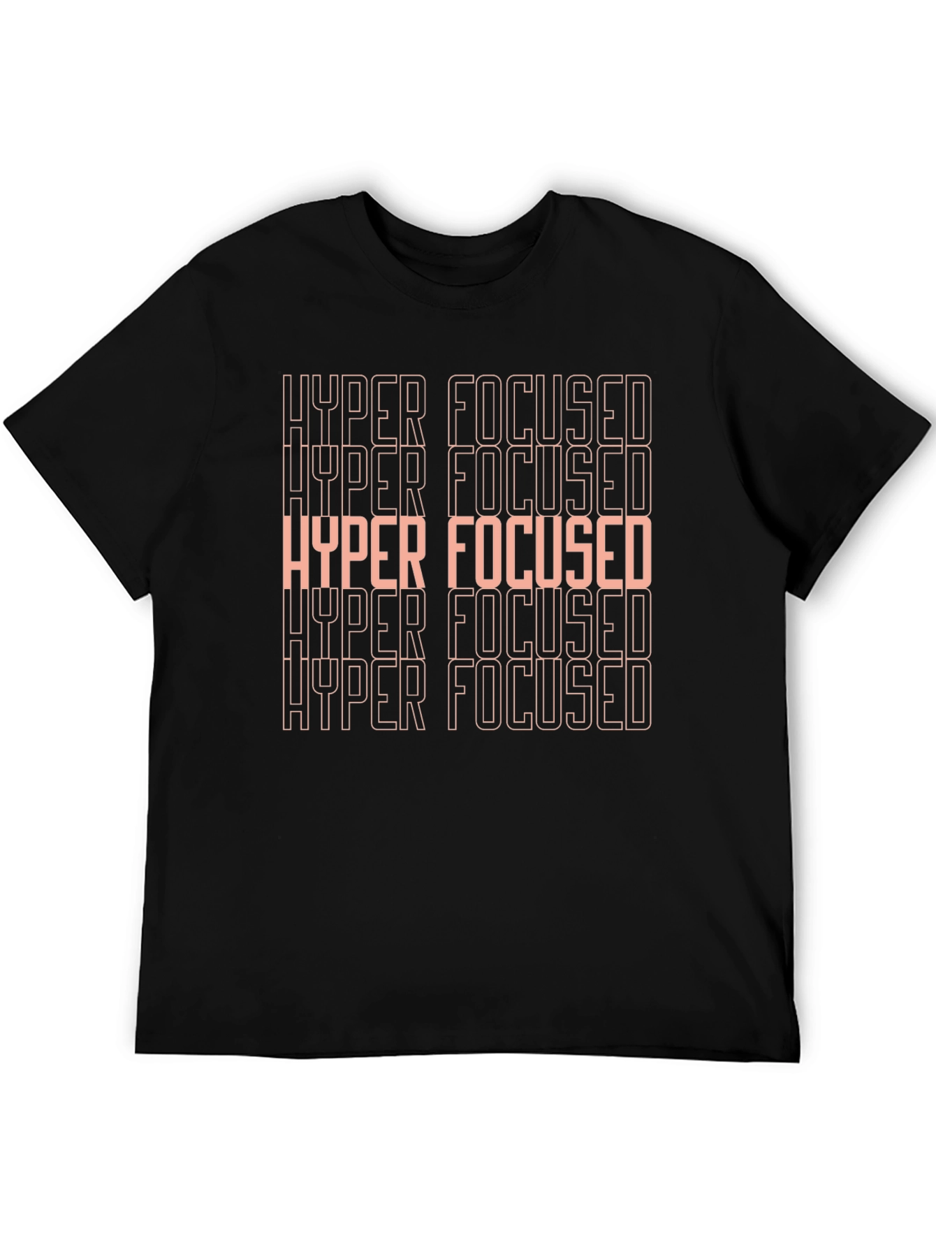 Hyper Focused Graphic Tee - Black