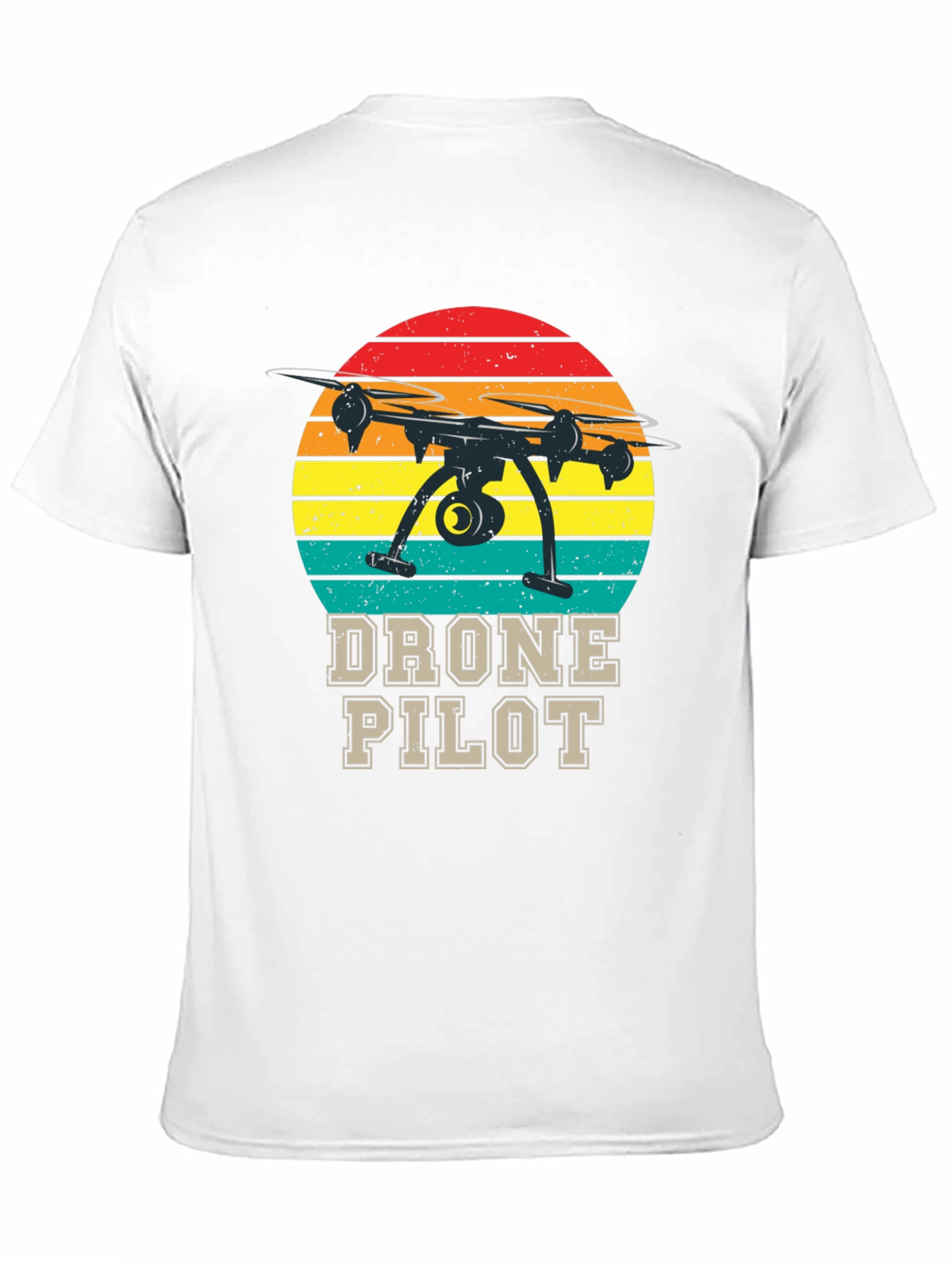 Drone Pilot Retro T-Shirt - Aviation Enthusiast Tee