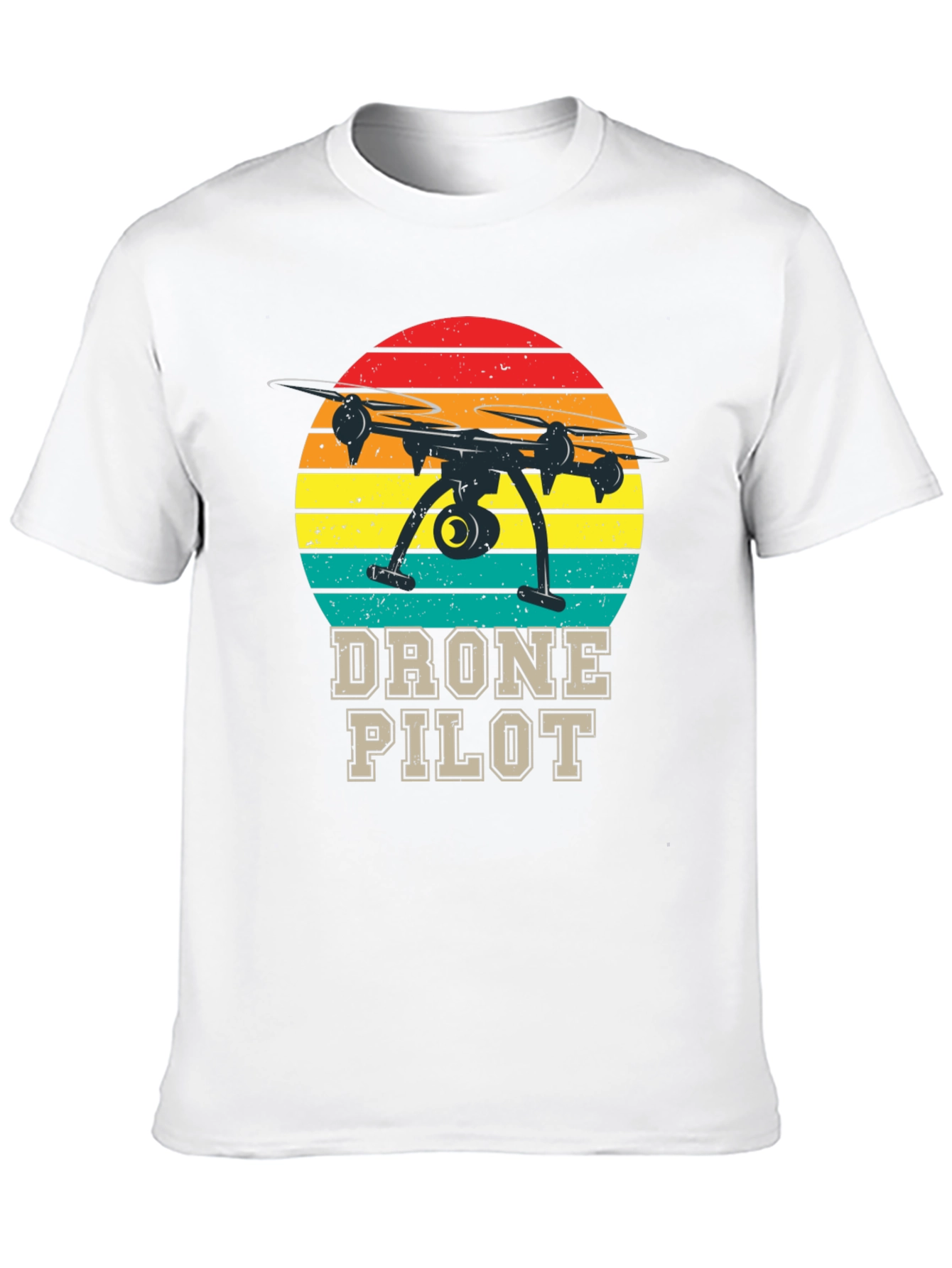 Drone Pilot Retro T-Shirt - Aviation Enthusiast Tee