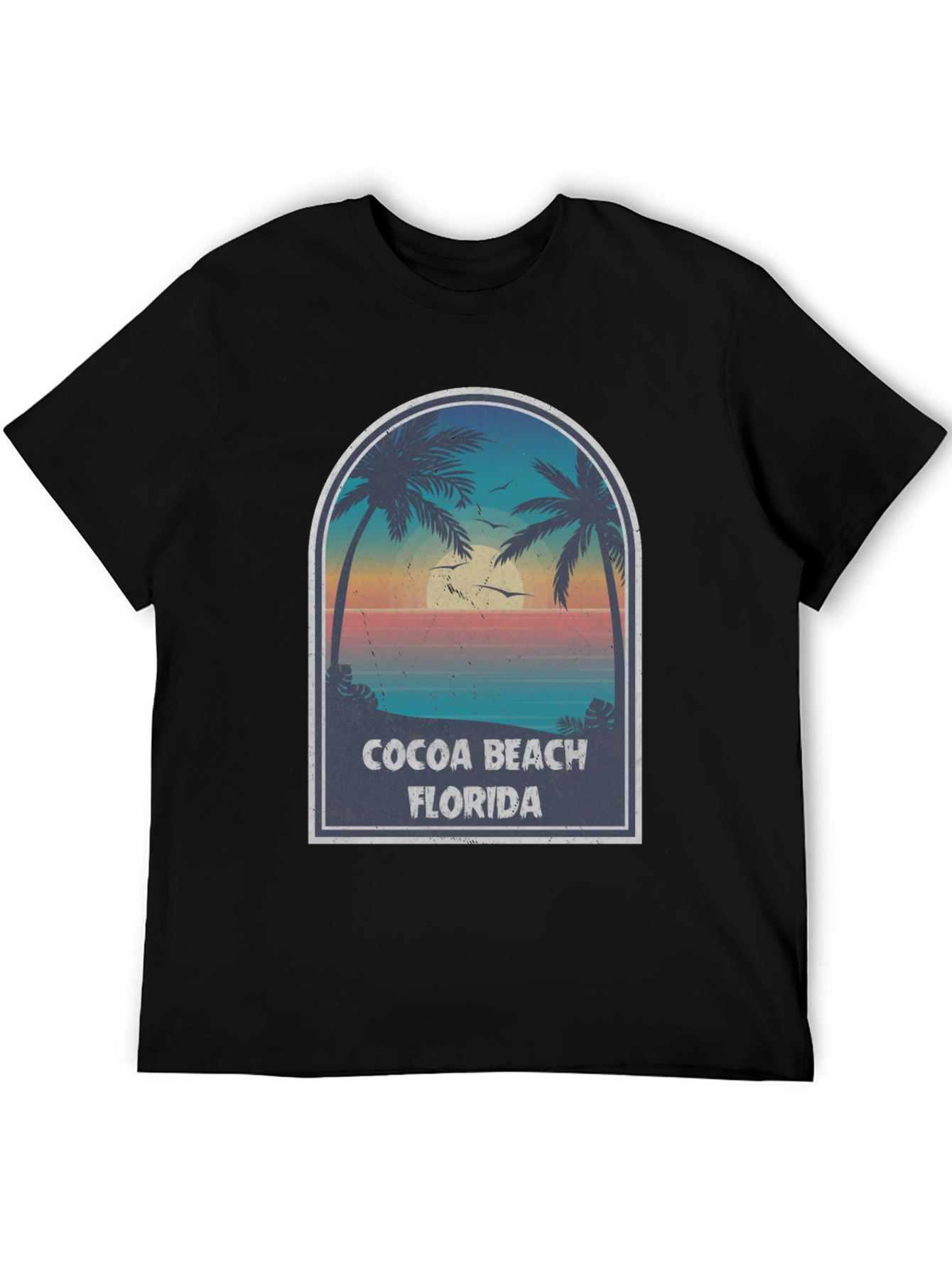 Cocoa Beach Florida Palm Tree T-Shirt
