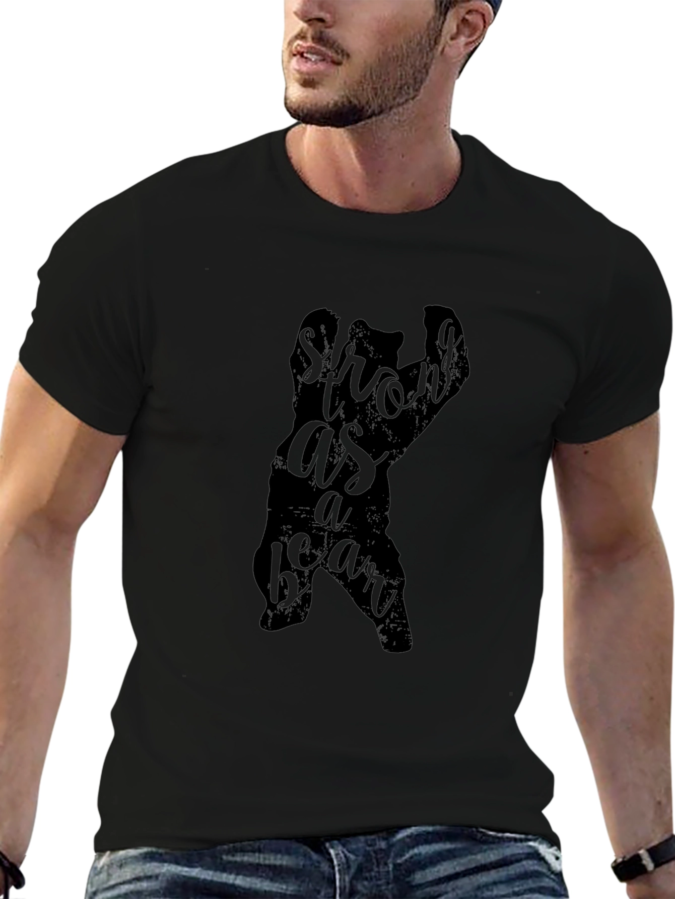 Strong as a Bear Graphic Tee