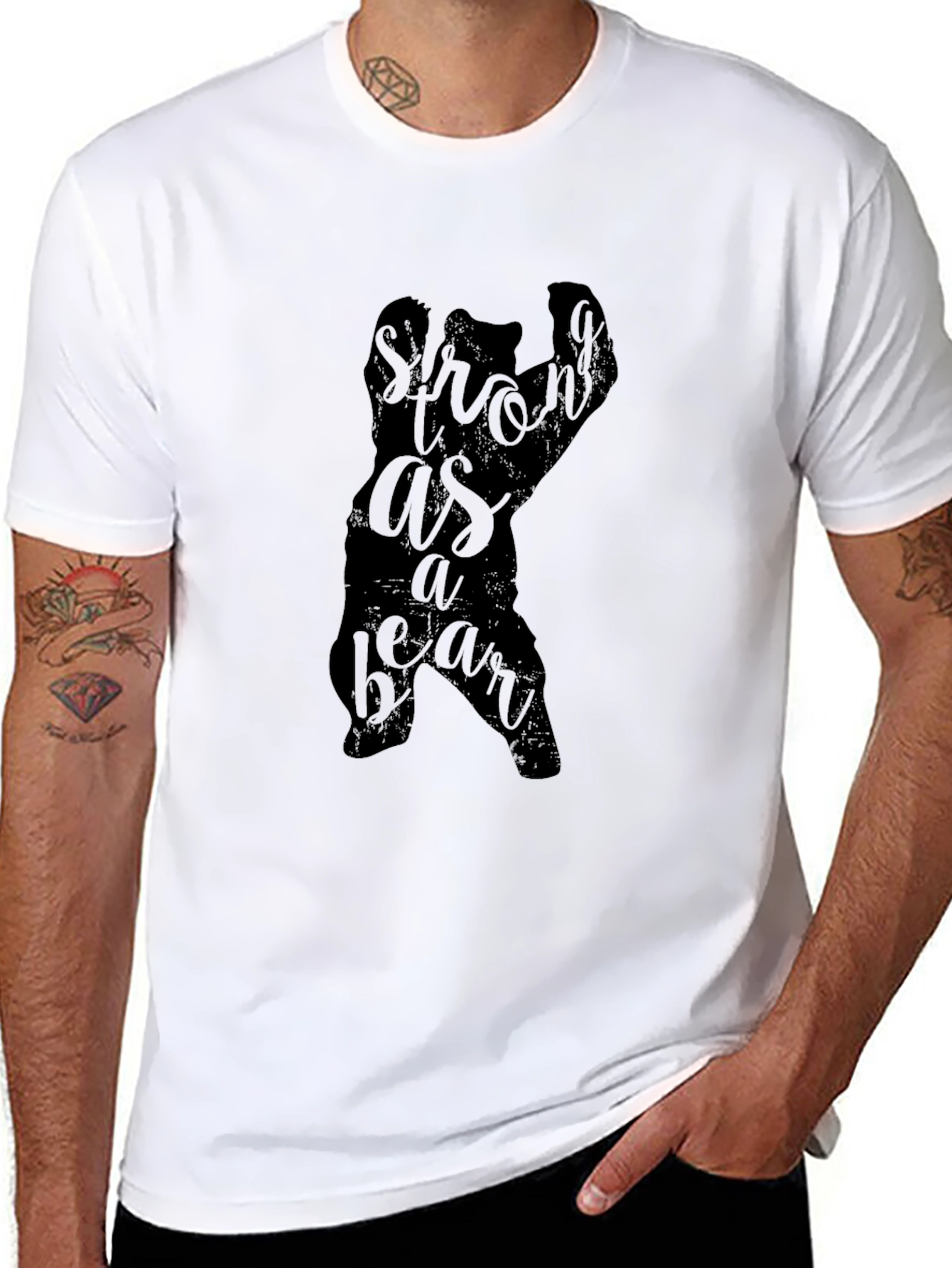 Strong as a Bear Graphic Tee