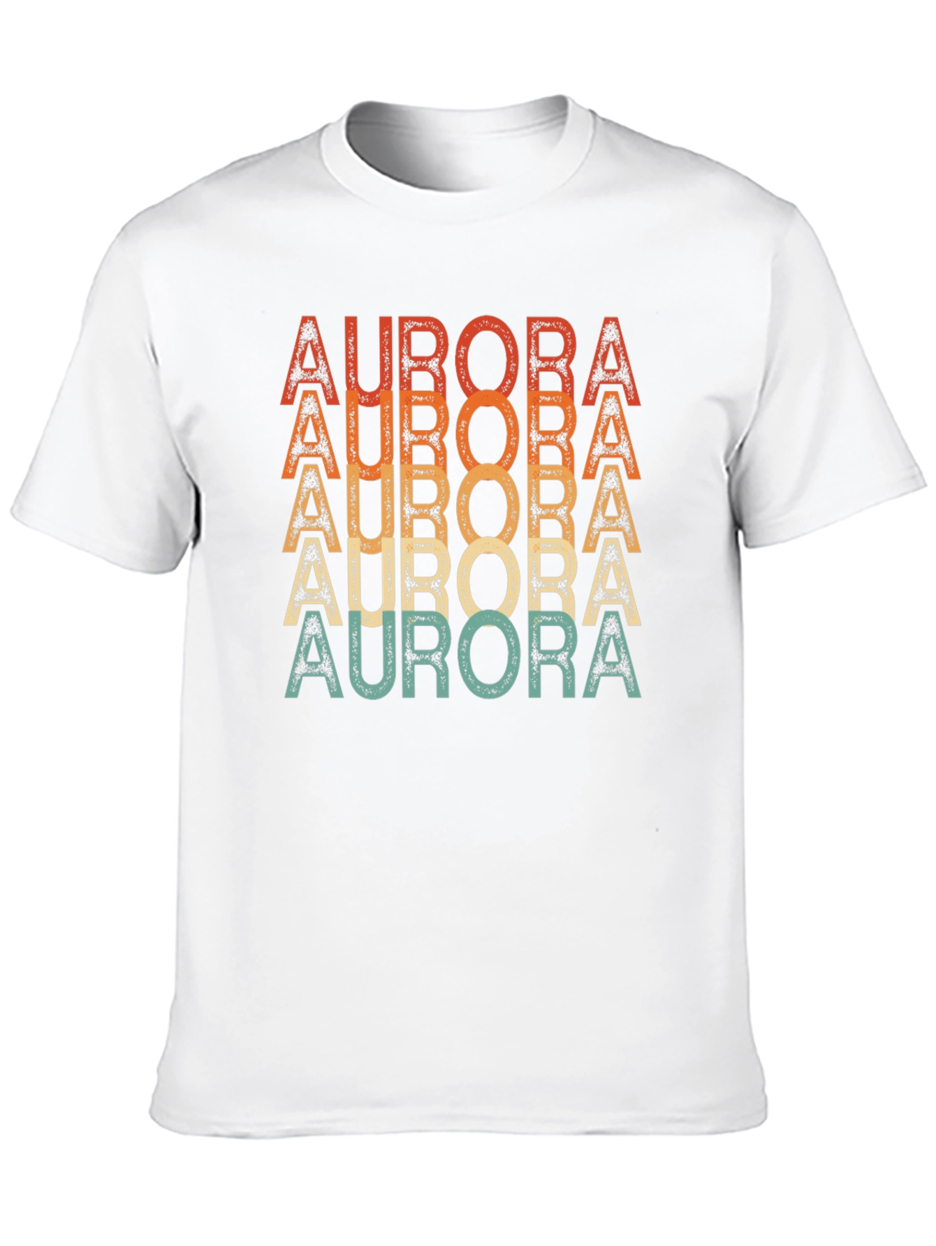 Aurora Retro Striped T-Shirt - Black