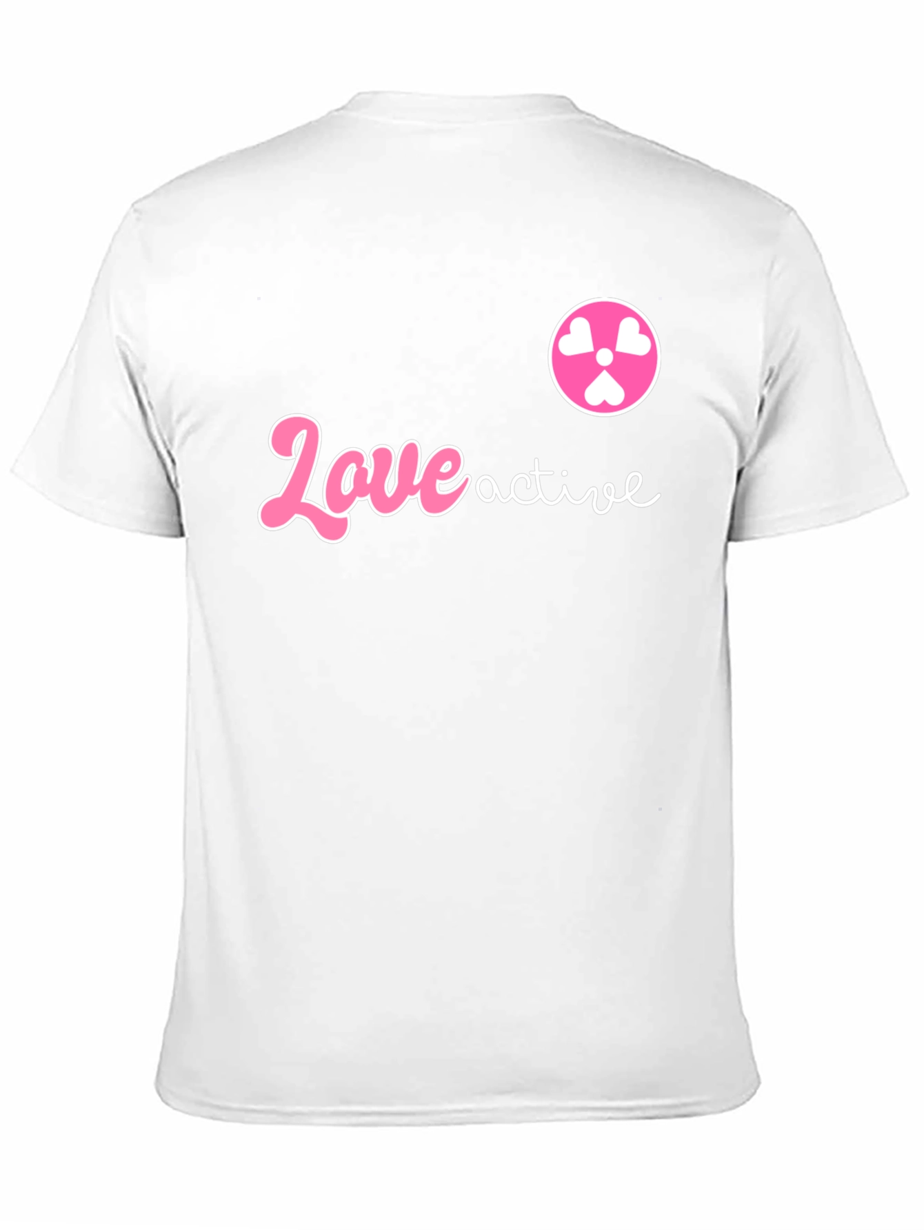 Love Active Graphic T-Shirt - Stylish Black Tee