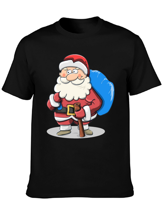 Santa Claus T-Shirt - Festive Holiday Apparel