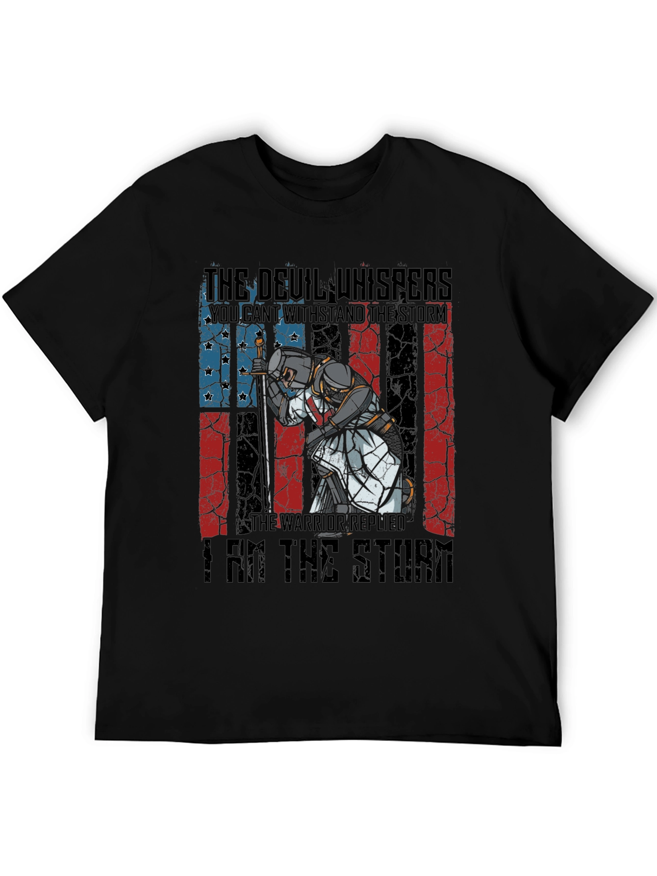 Devil Whispers Warrior Storm T-Shirt