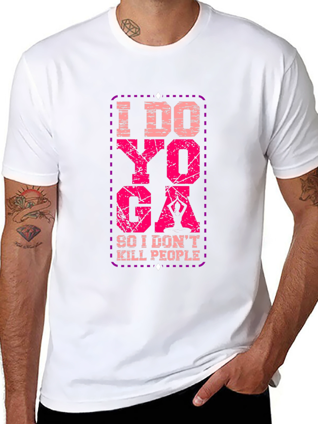 I Do Yoga So I Dont Kill People T-Shirt