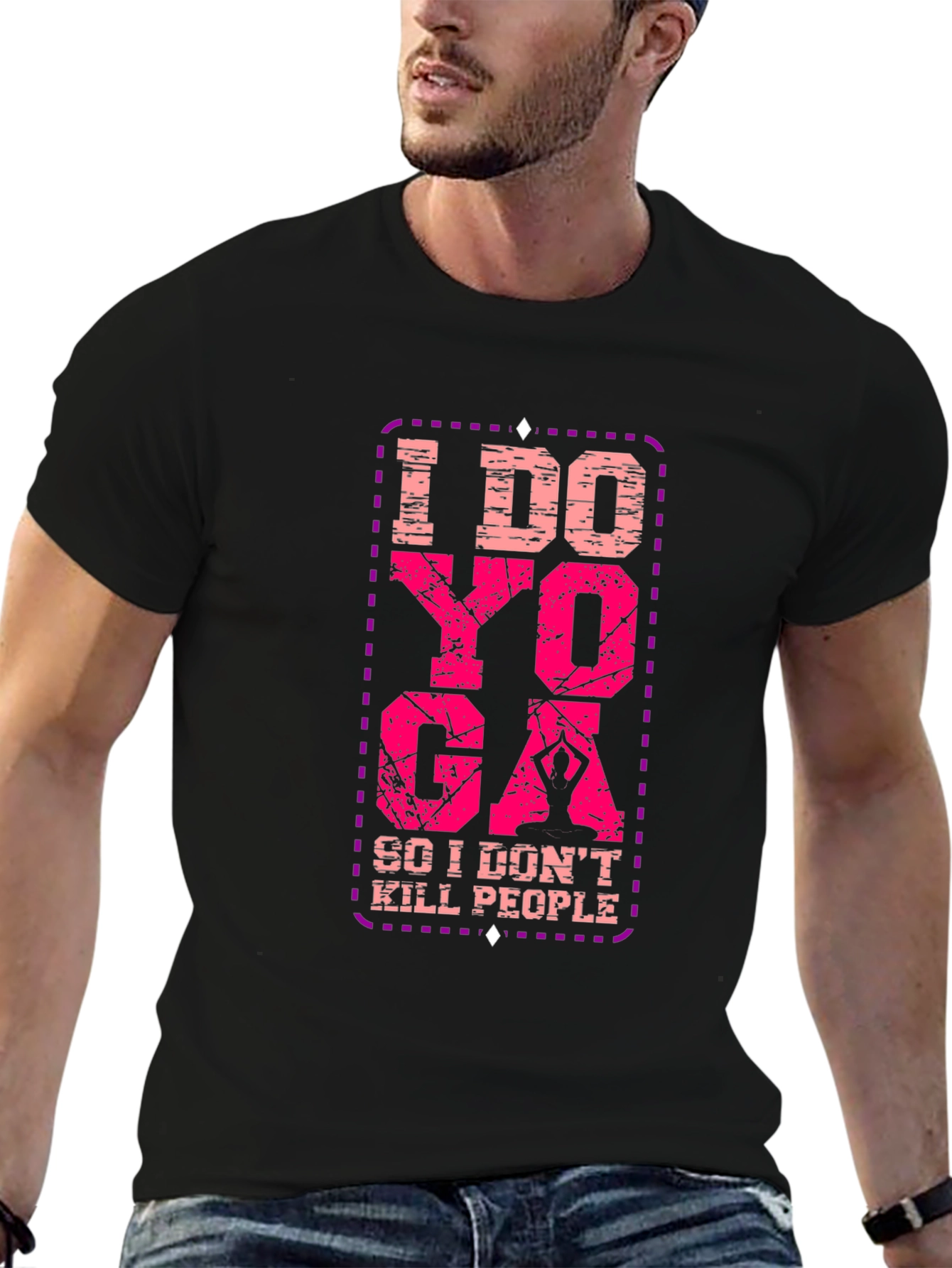 I Do Yoga So I Dont Kill People T-Shirt