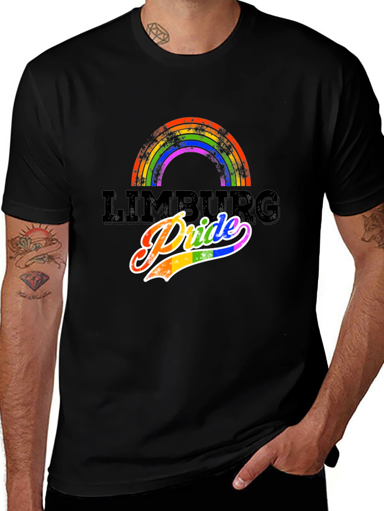 Limburg Pride Rainbow Graphic T-Shirt