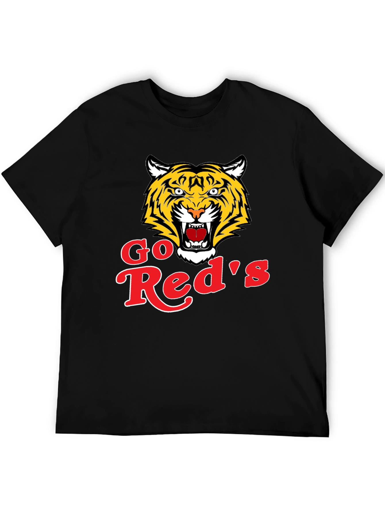 Go Reds Tiger Graphic Tee - Black