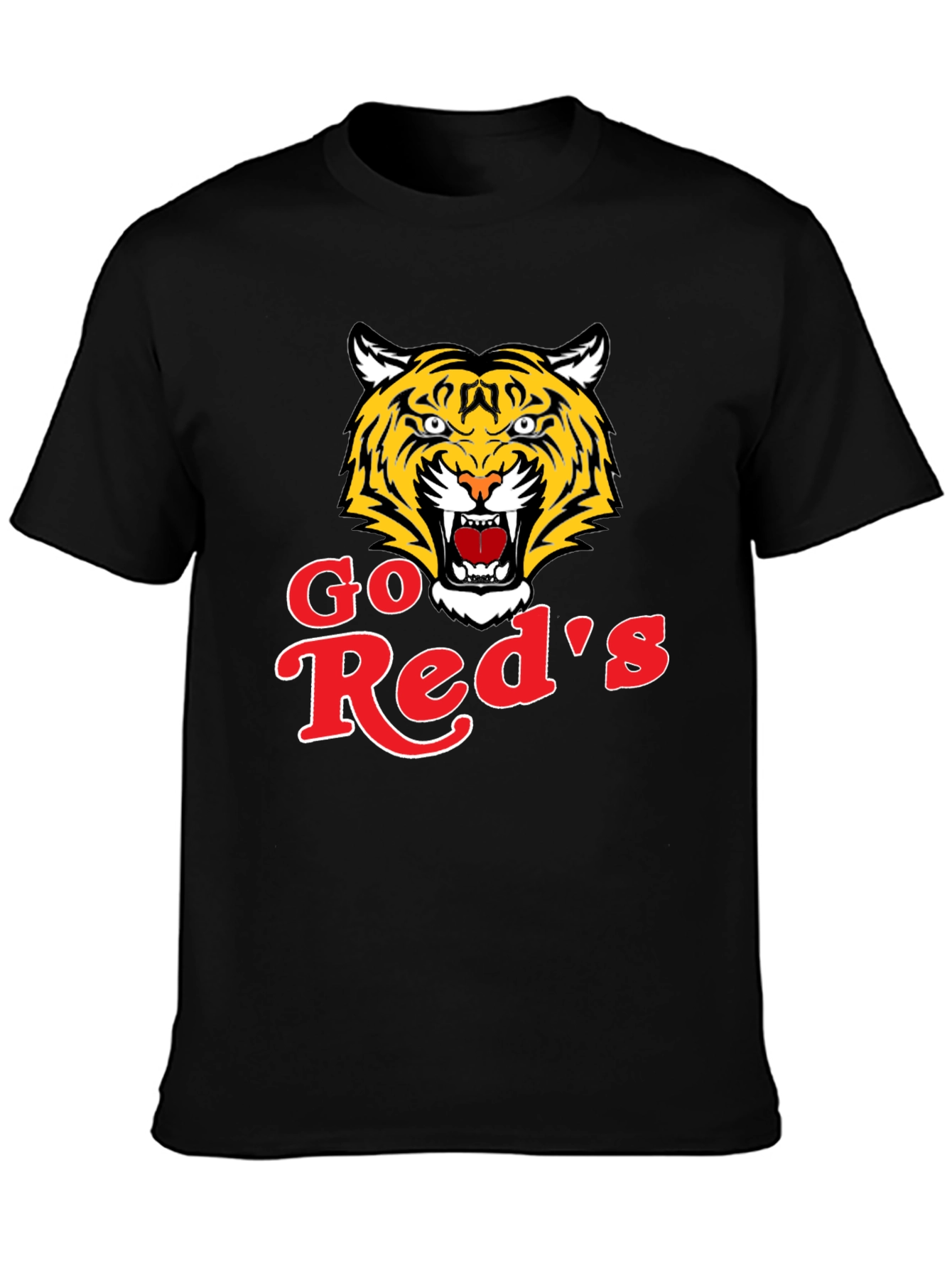Go Reds Tiger Graphic Tee - Black
