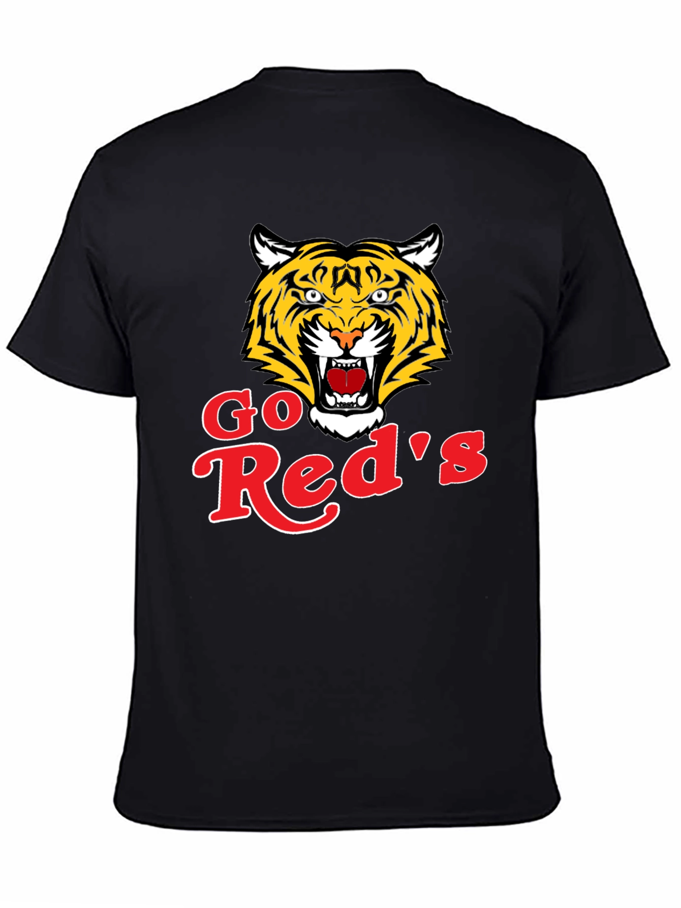 Go Reds Tiger Graphic Tee - Black