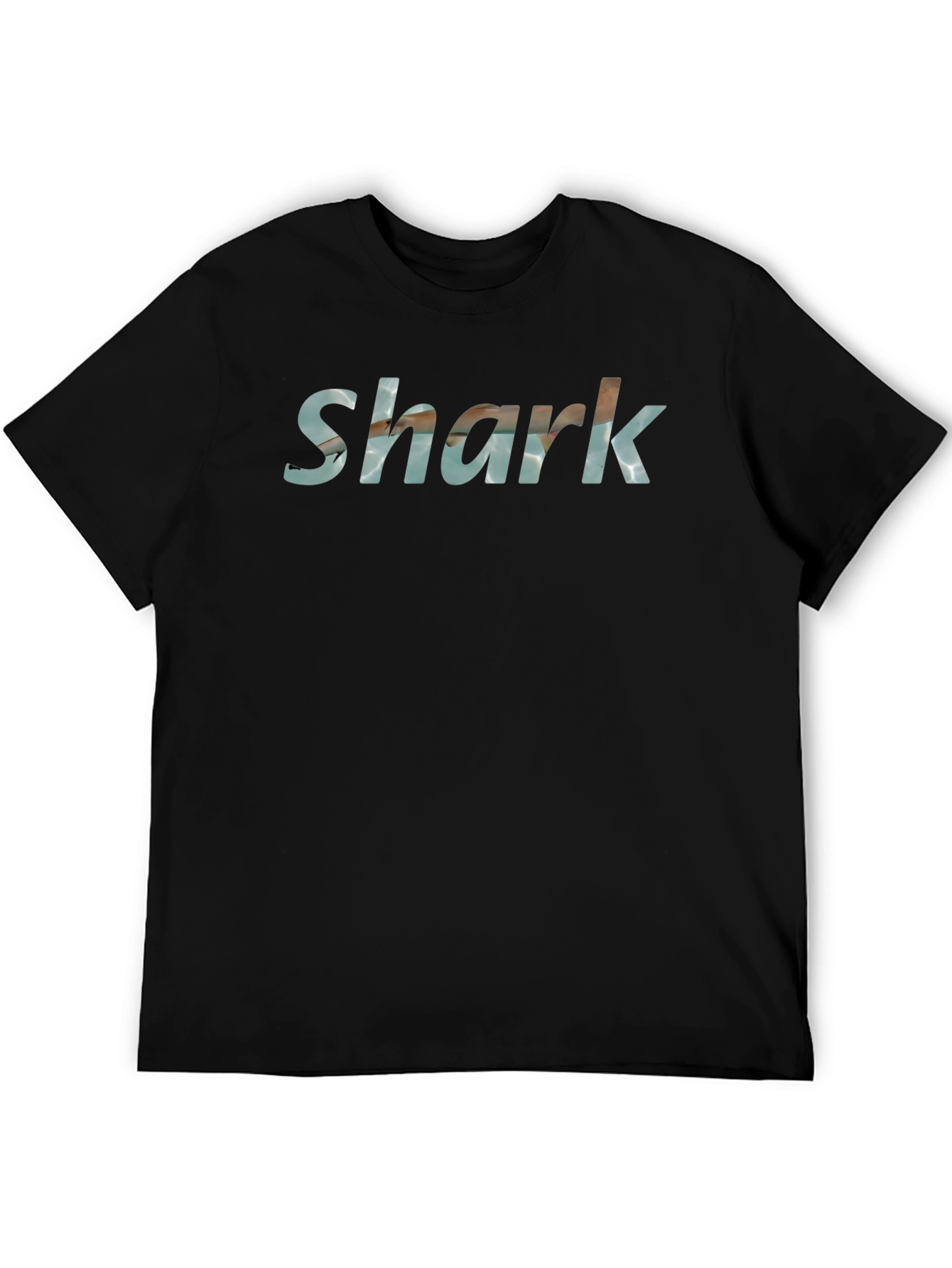 Shark Graphic Black T-Shirt