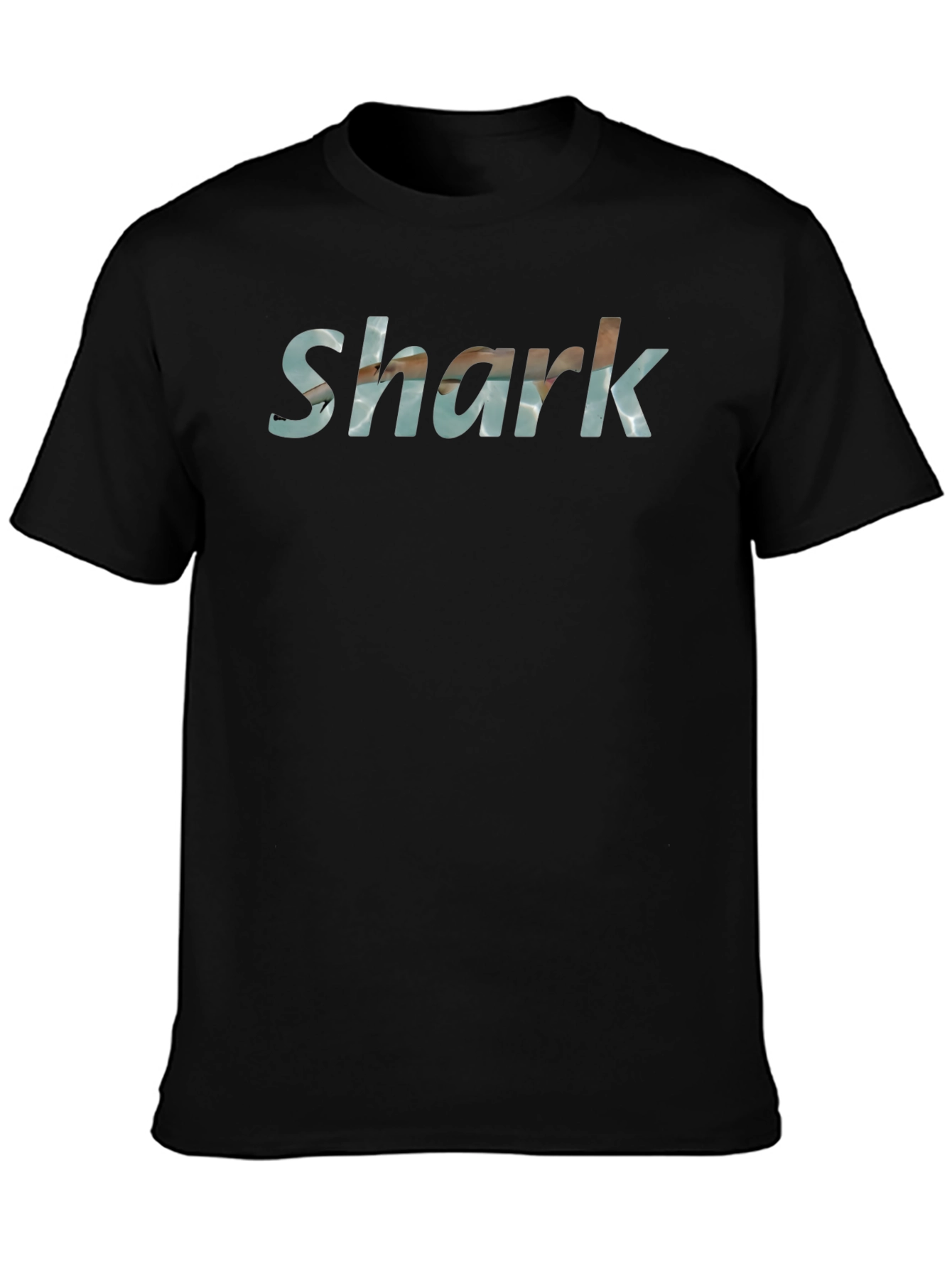 Shark Graphic Black T-Shirt