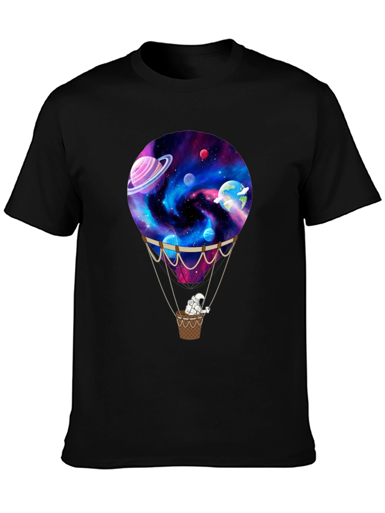 Space Hot Air Balloon T-Shirt