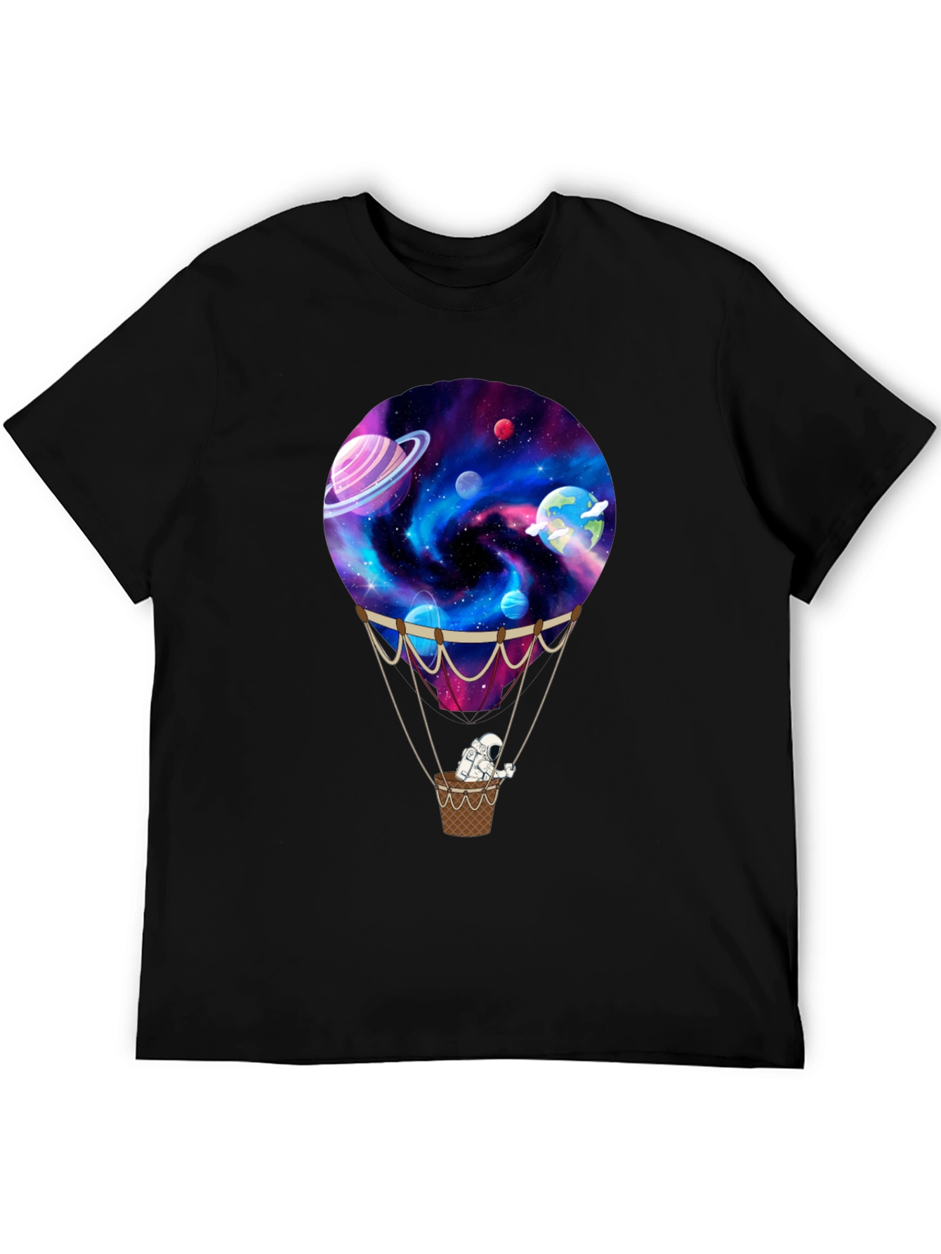 Space Hot Air Balloon T-Shirt