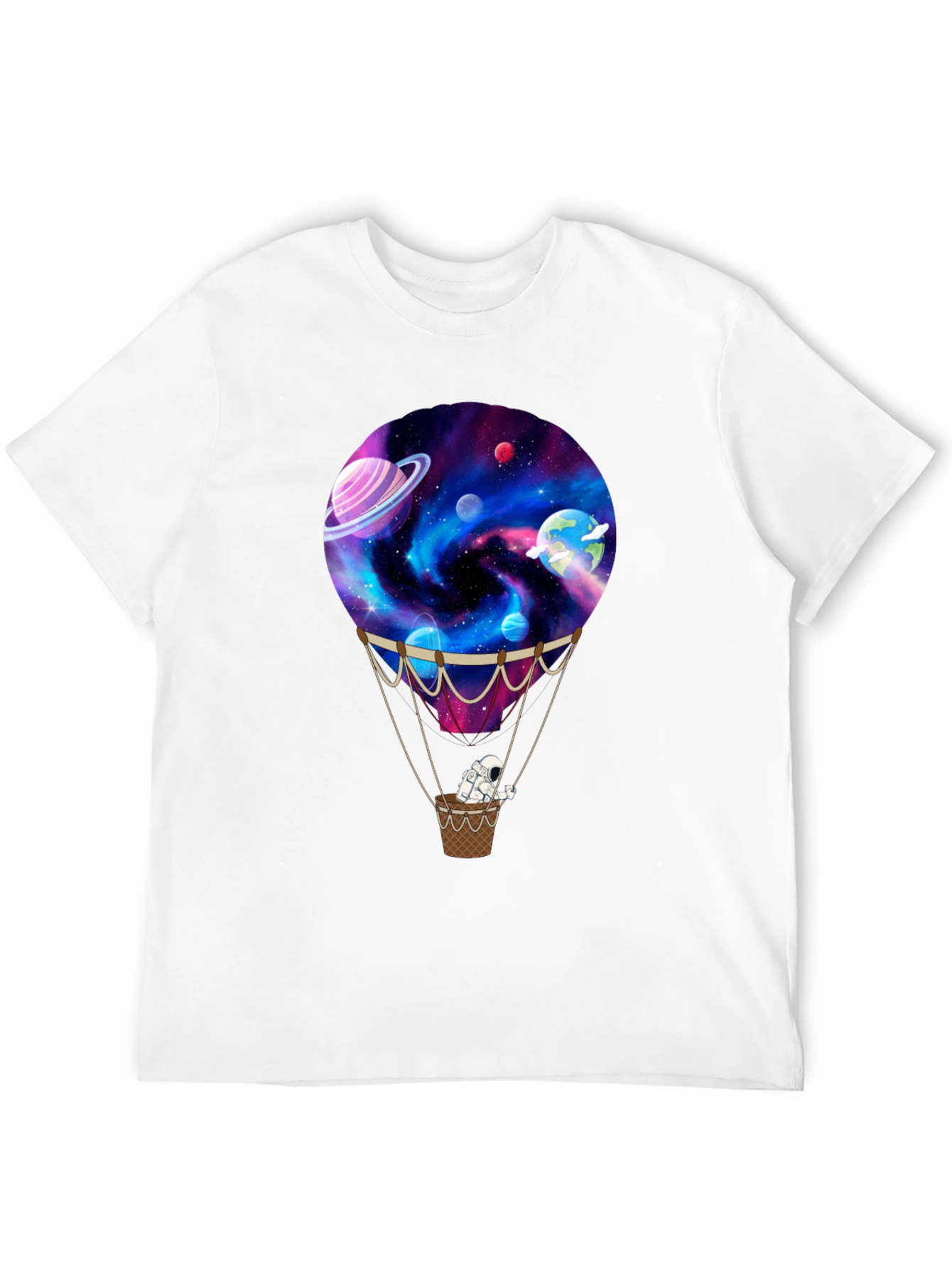 Space Hot Air Balloon T-Shirt