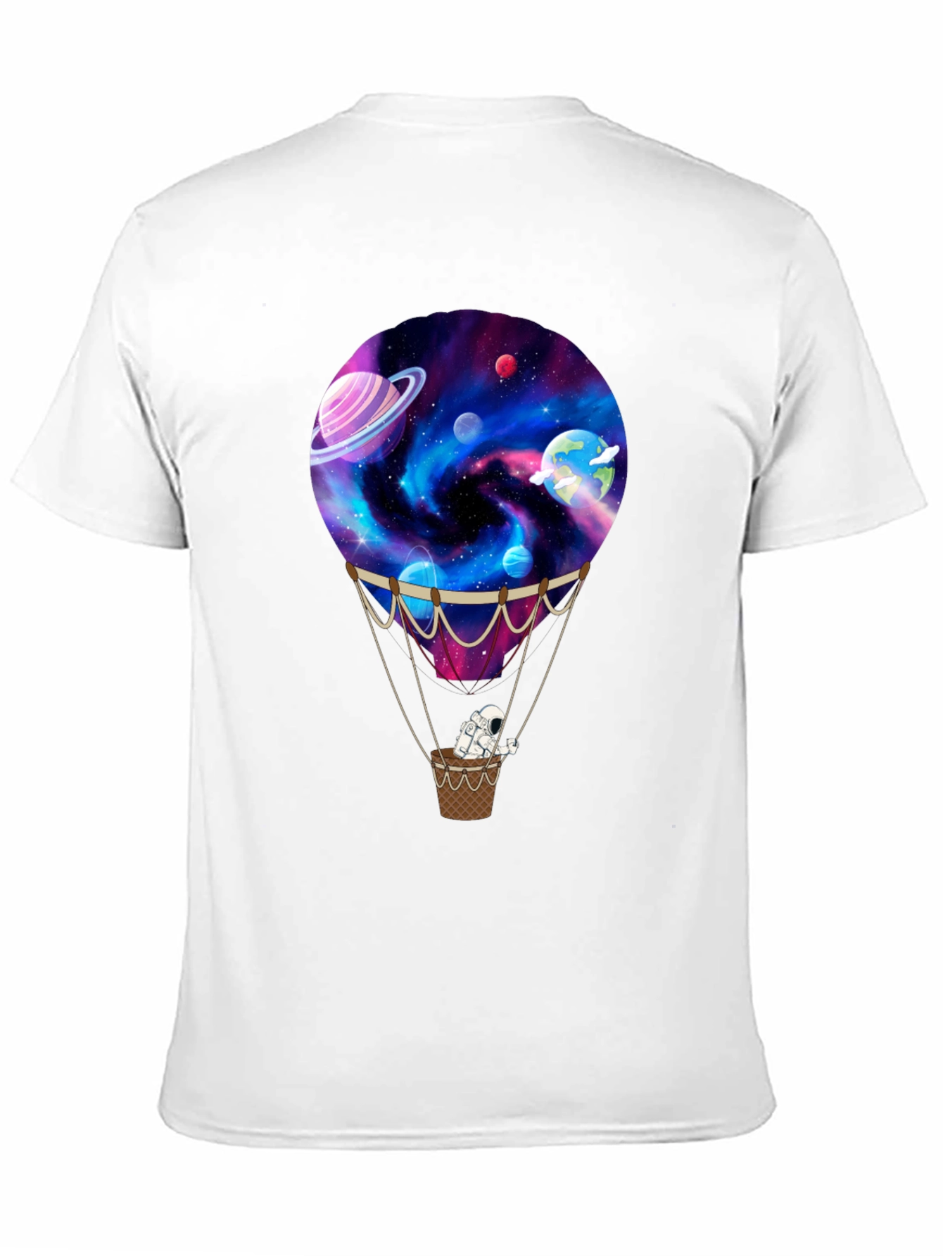 Space Hot Air Balloon T-Shirt