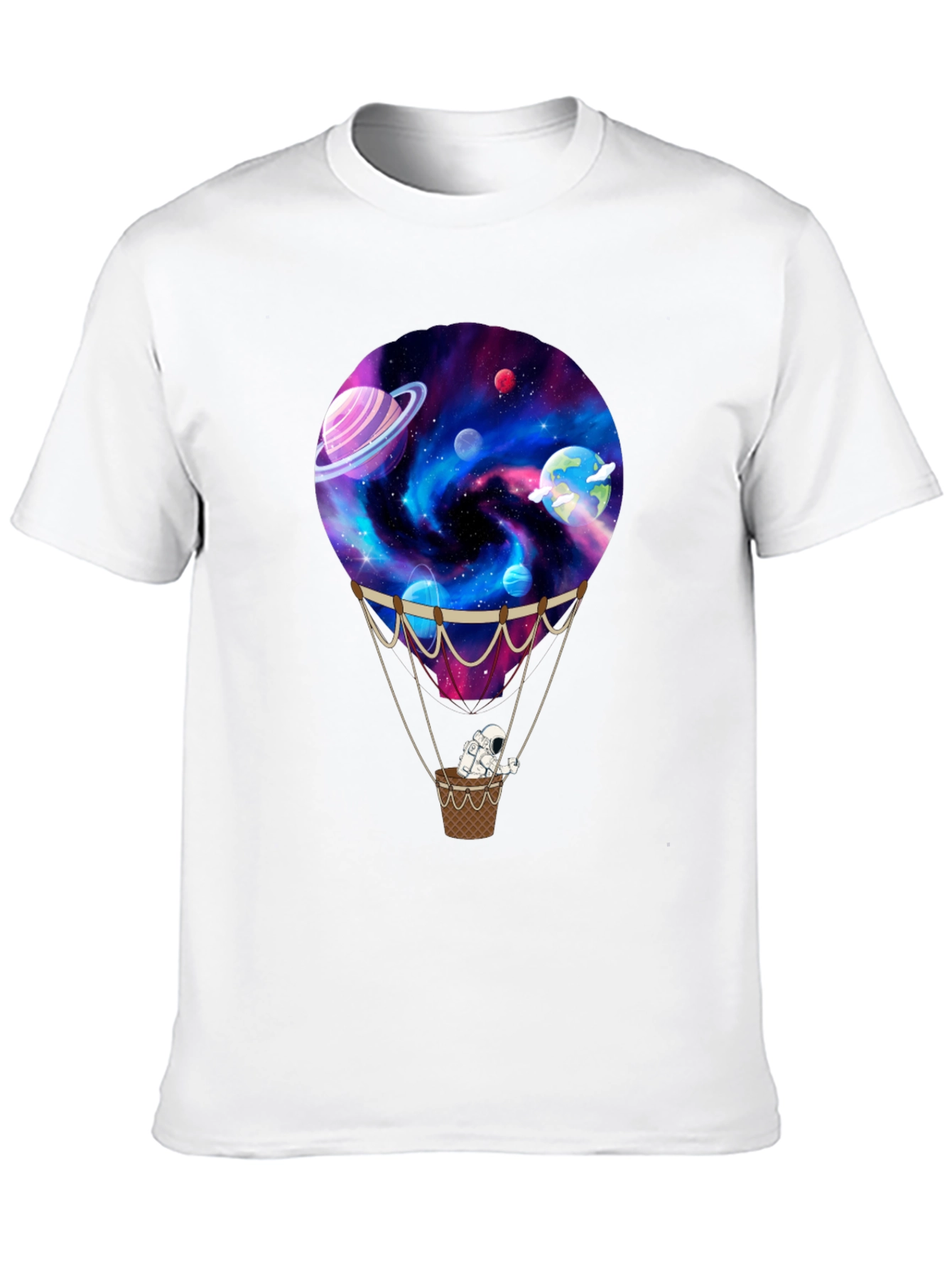 Space Hot Air Balloon T-Shirt