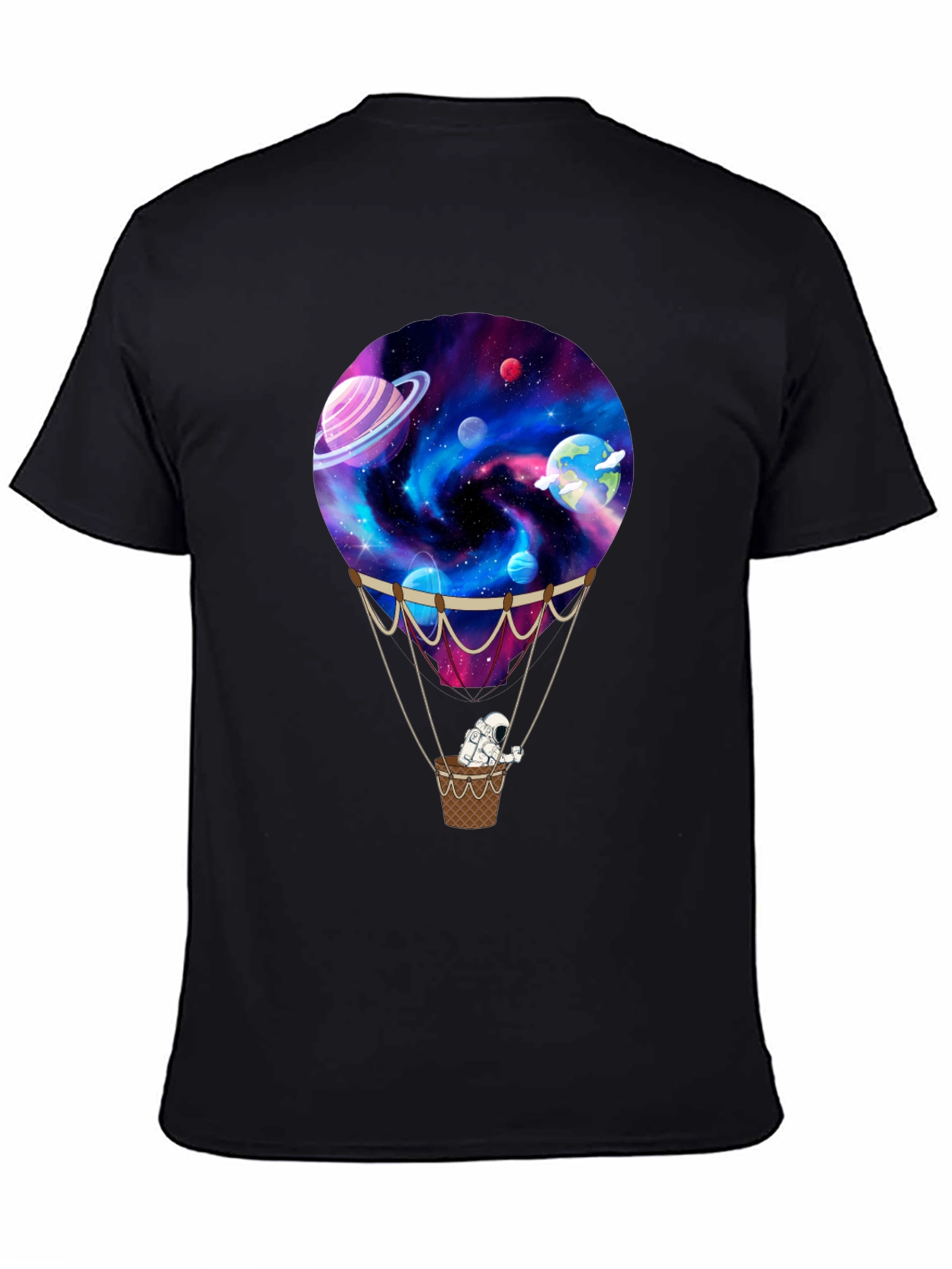 Space Hot Air Balloon T-Shirt