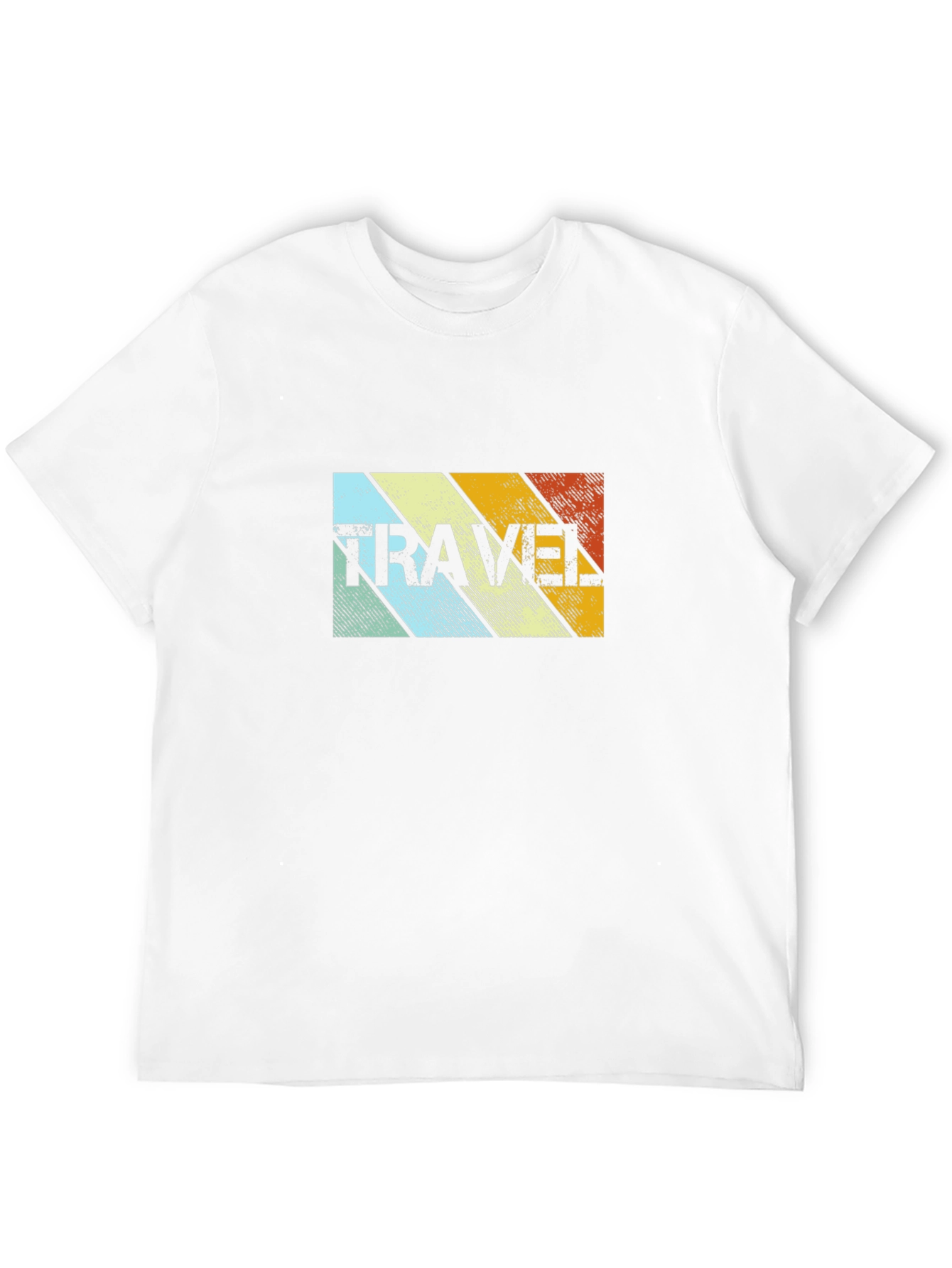 Retro Travel Graphic T-Shirt - Black