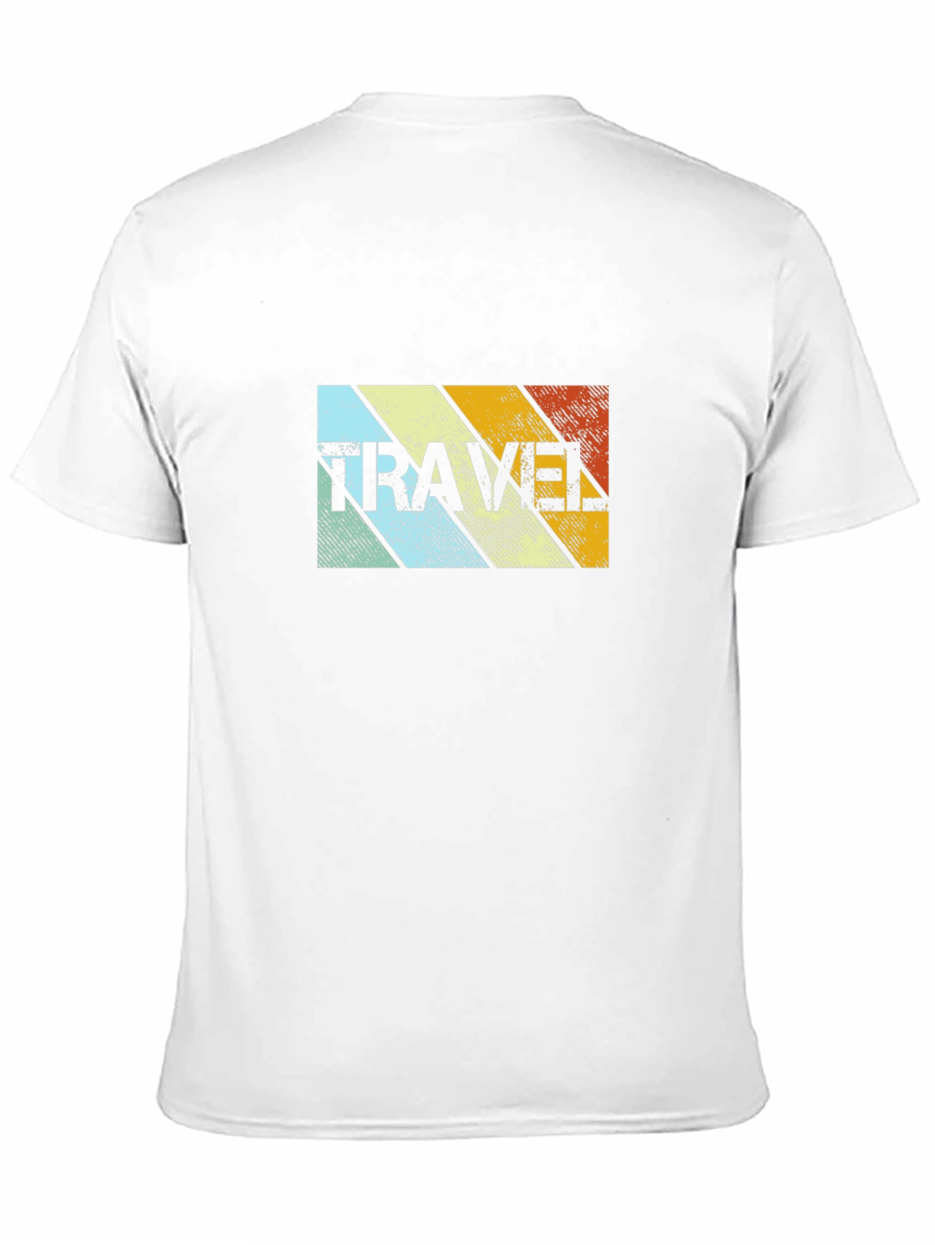 Retro Travel Graphic T-Shirt - Black
