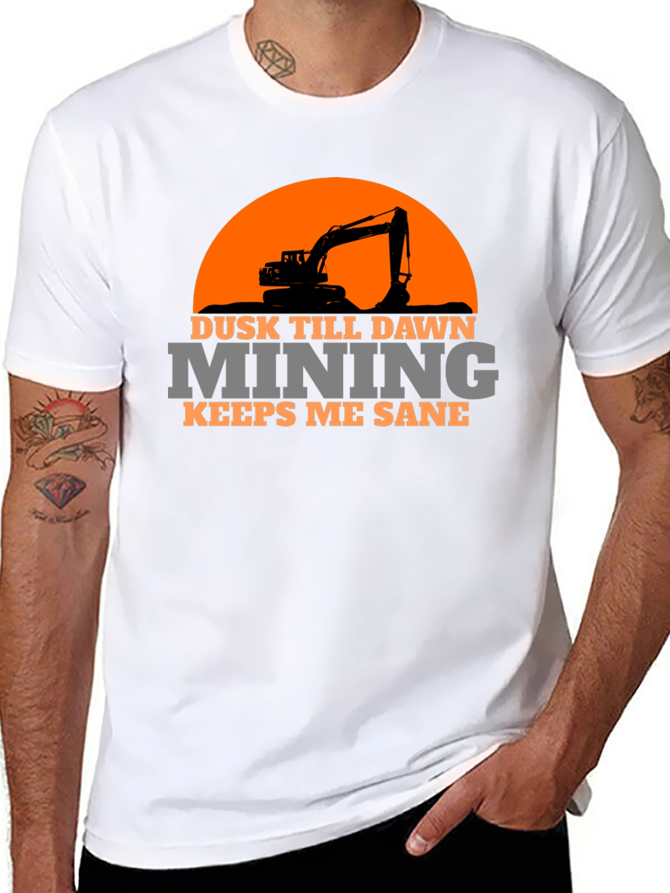 Dusk Till Dawn Mining Graphic Tee