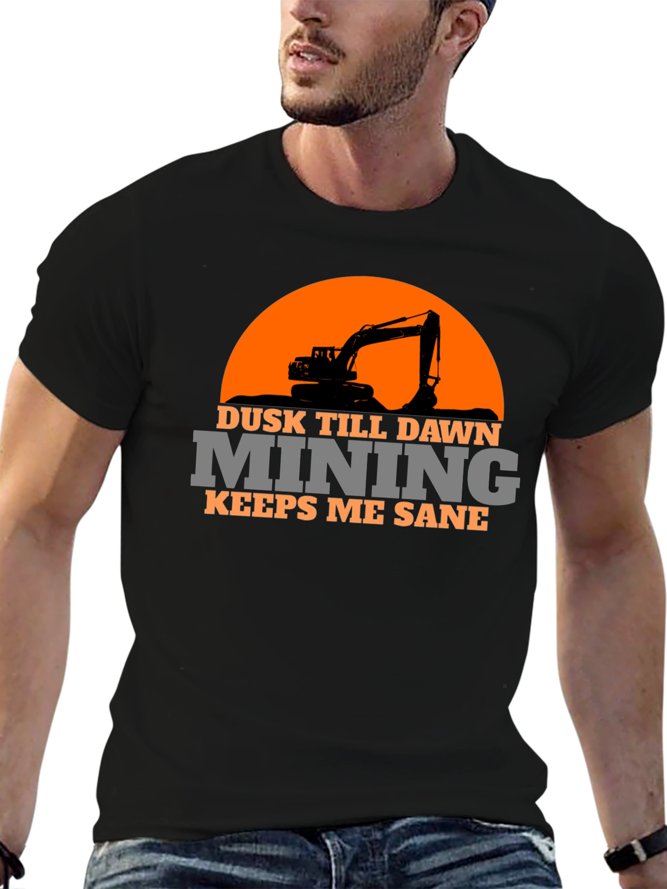 Dusk Till Dawn Mining Graphic Tee