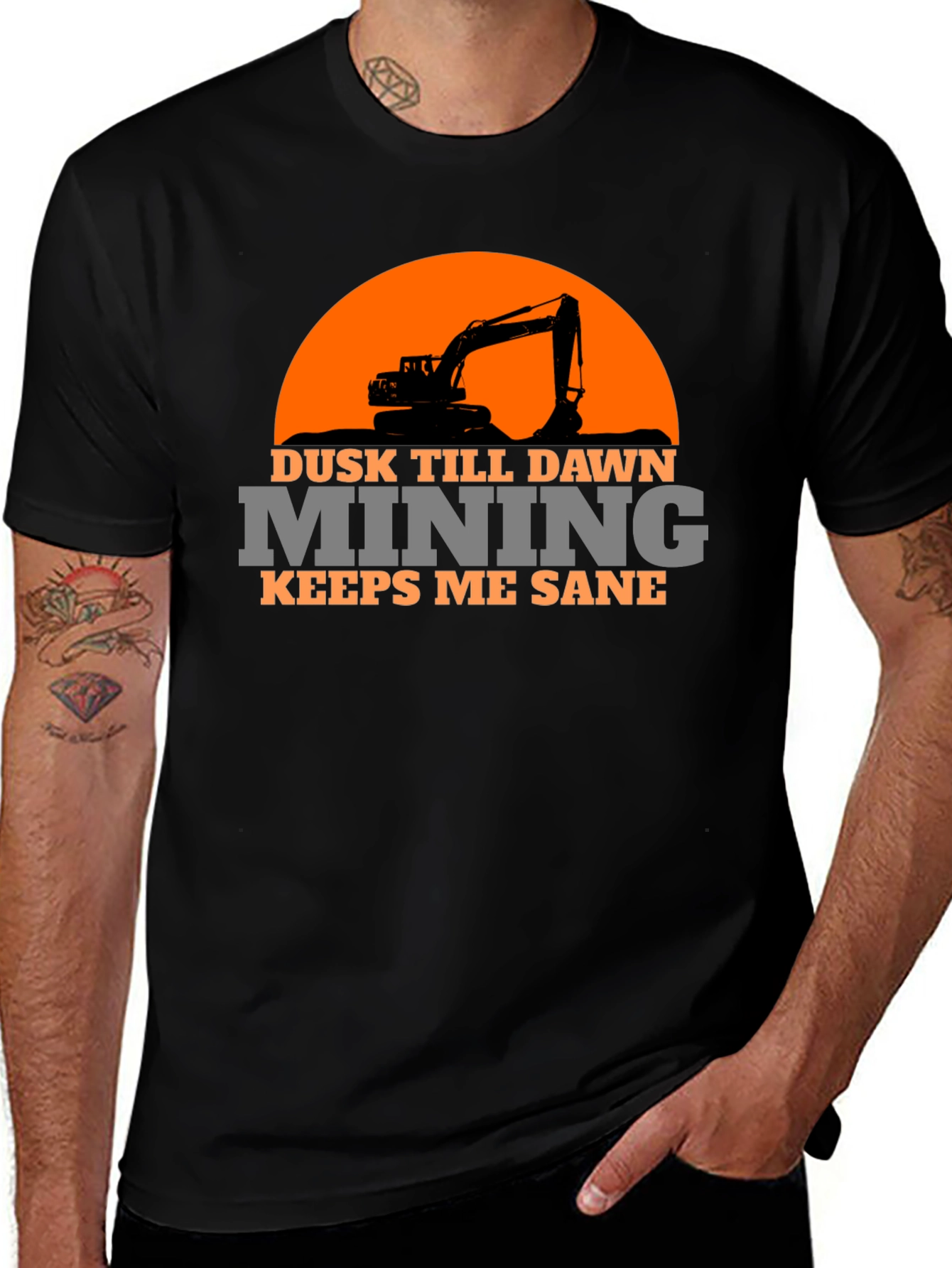 Dusk Till Dawn Mining Graphic Tee
