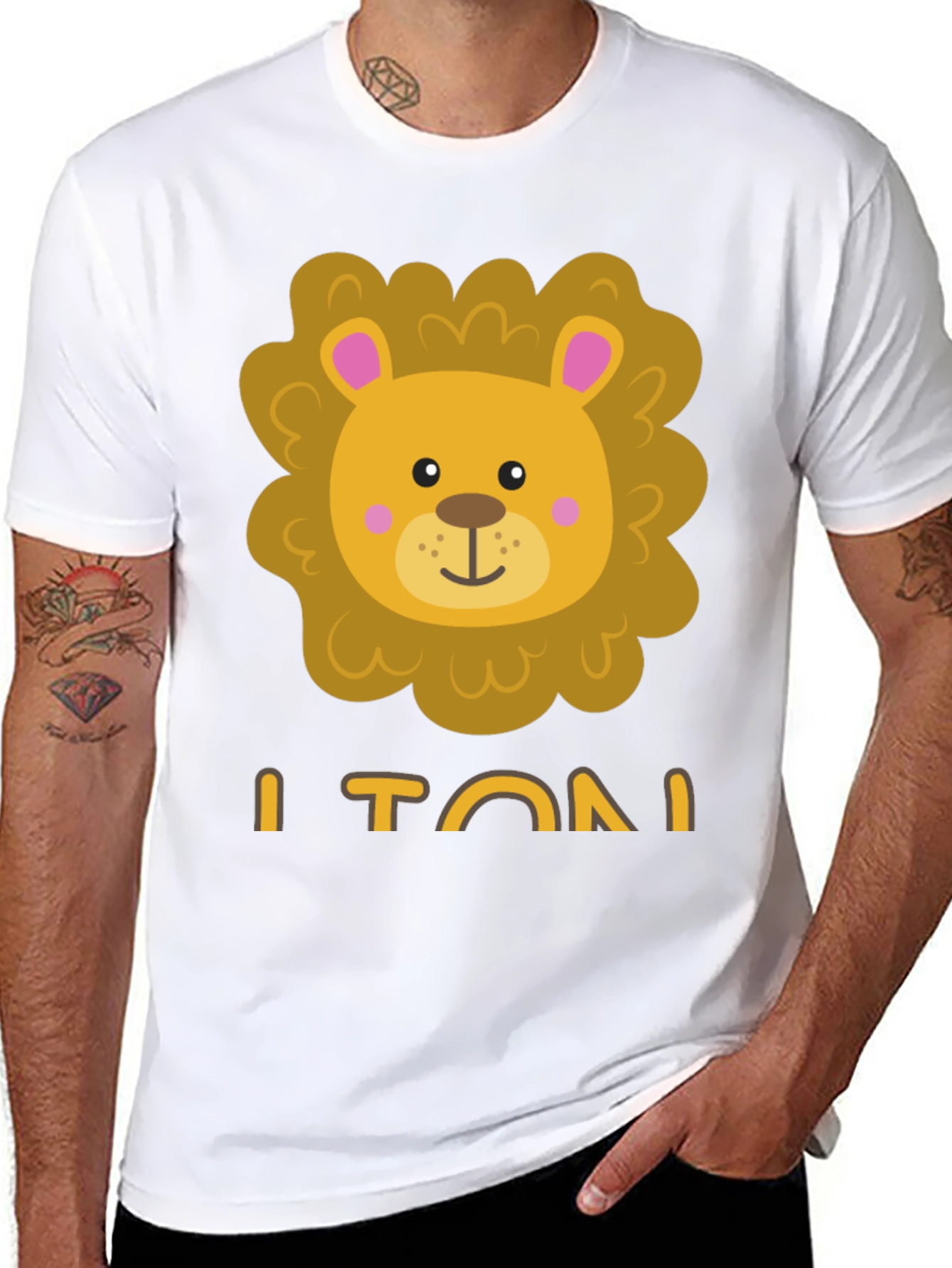 Lion Graphic T-Shirt - Toni